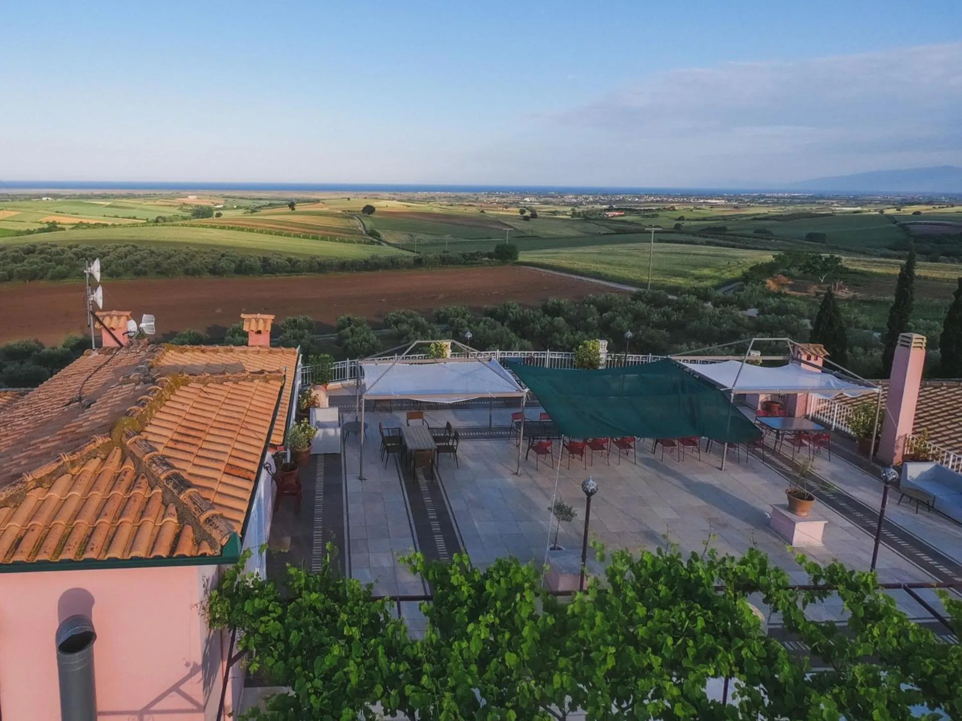 Bird's eye view in Hotel Villa Sevasti