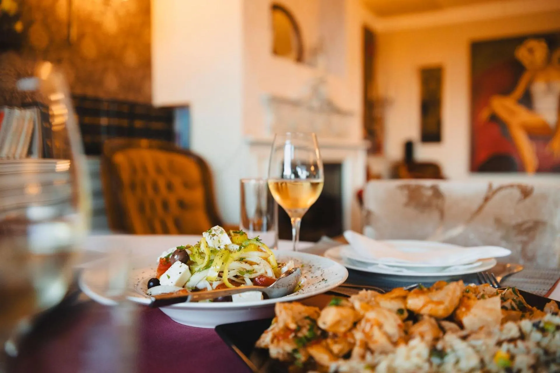 Food and drinks in Hotel Villa Sevasti