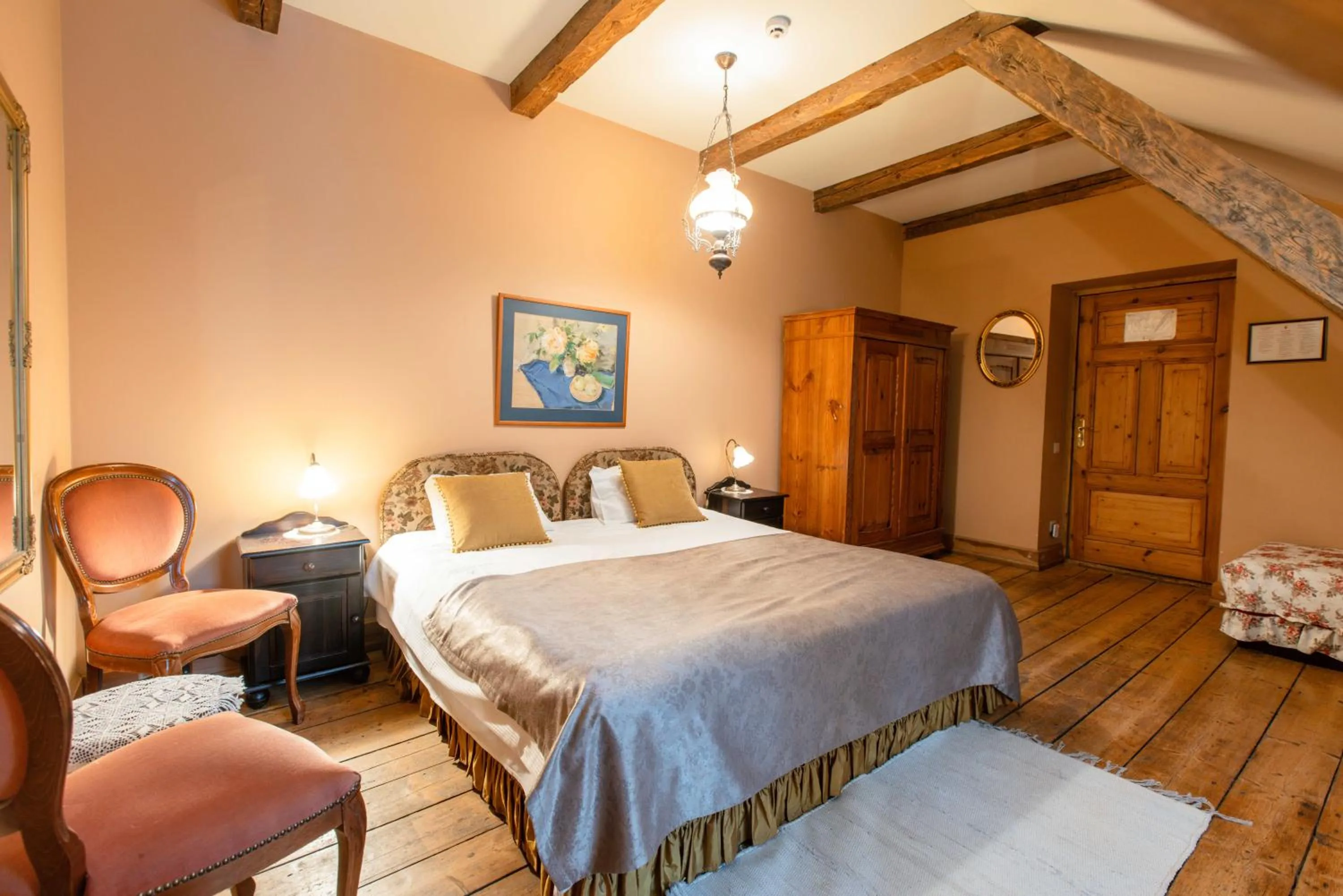 Bed in Marcienas Muiza & SPA