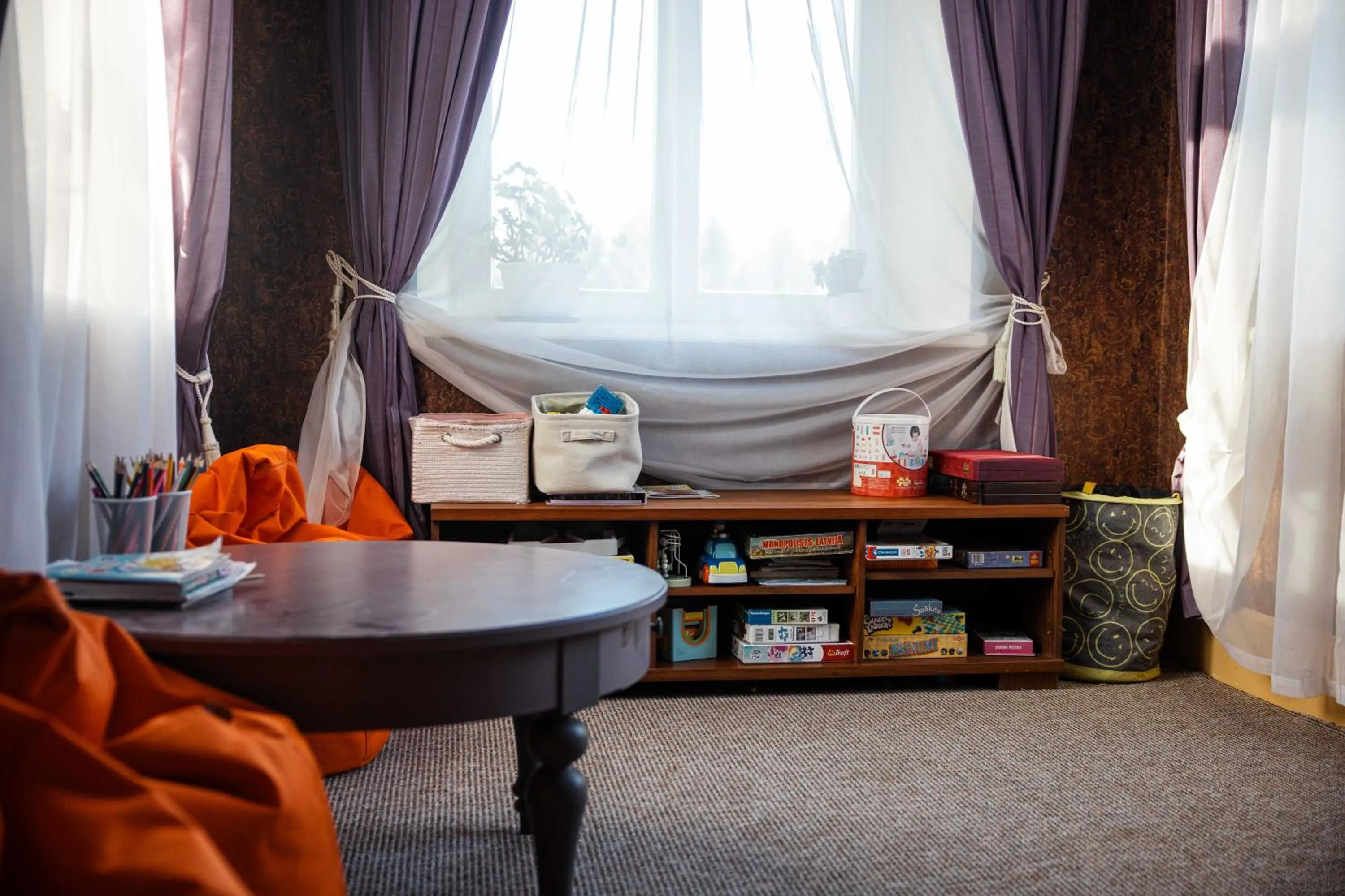 Children play ground, Bed in Marcienas Muiza & SPA