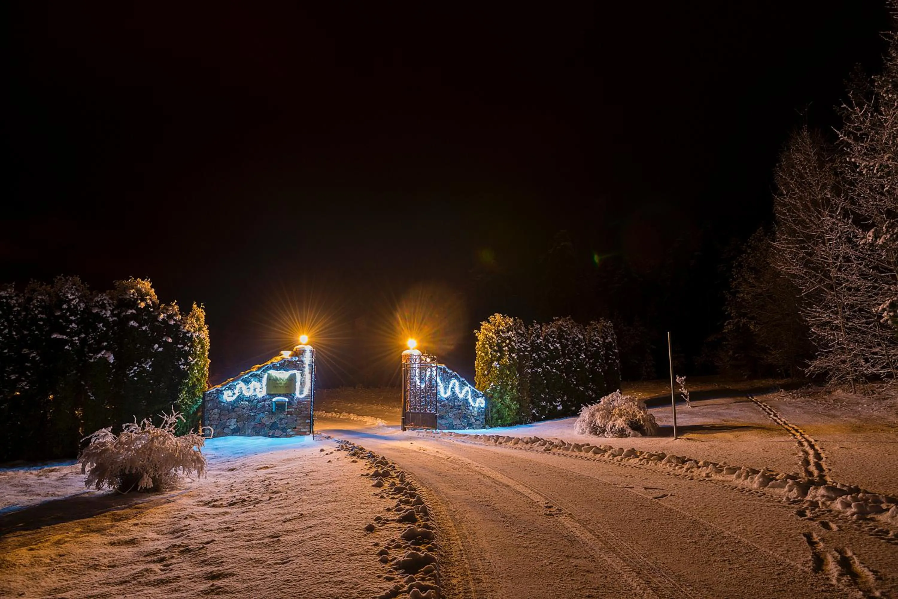 Garden view in Marcienas Muiza & SPA