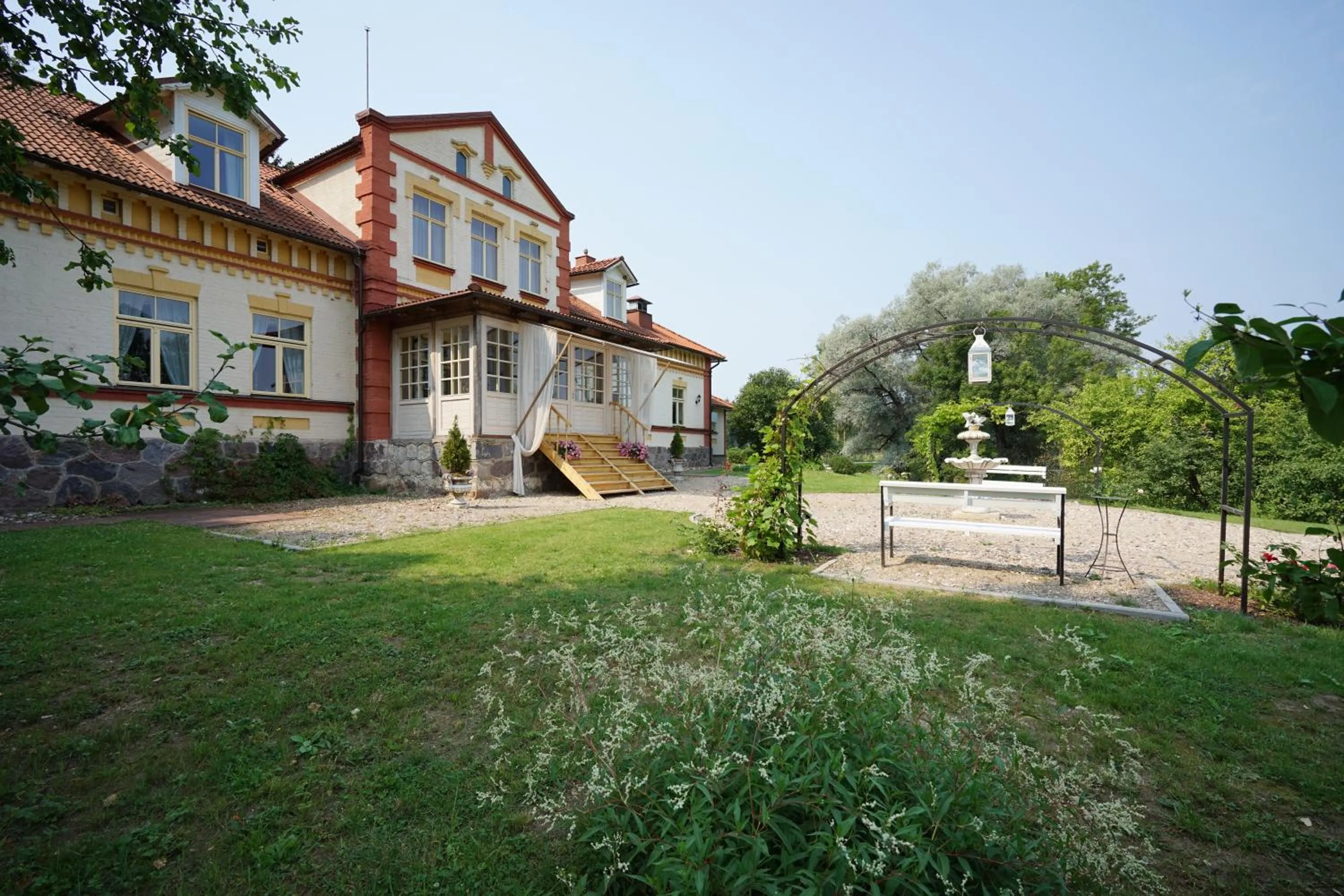 Facade/entrance in Marcienas Muiza & SPA