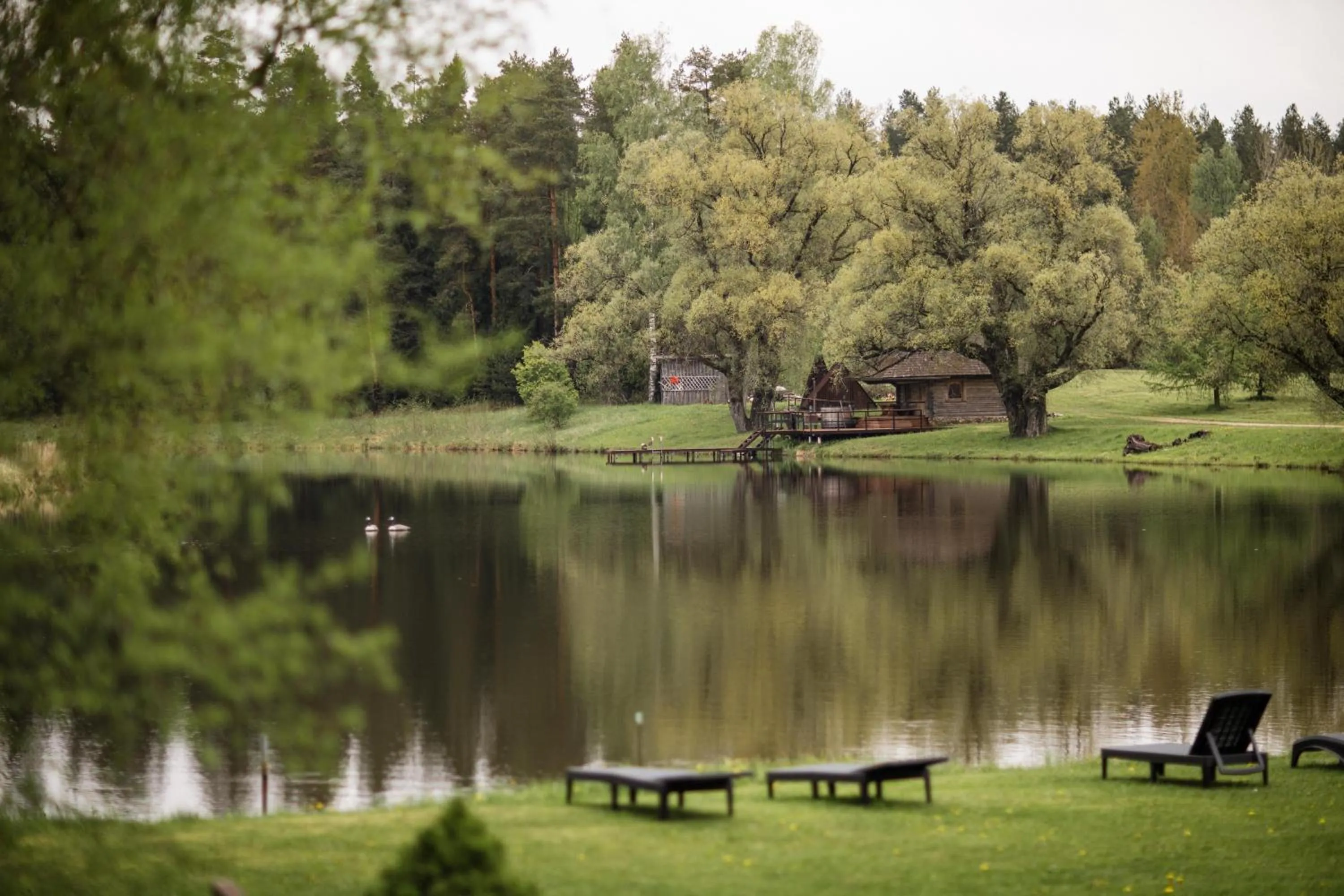 Bath in Marcienas Muiza & SPA