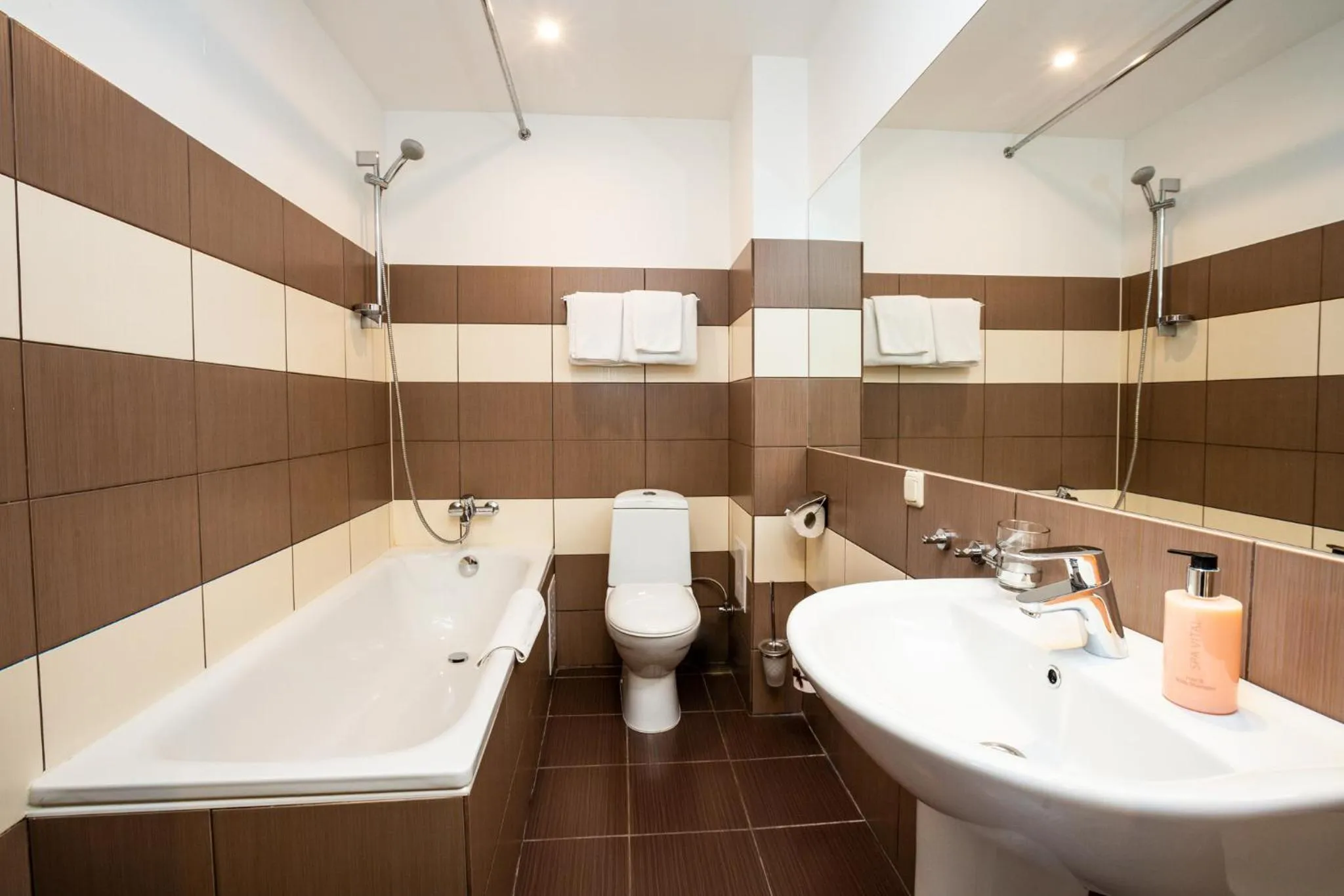 Bathroom in PRIMO HOTEL RIGA with Free Parking