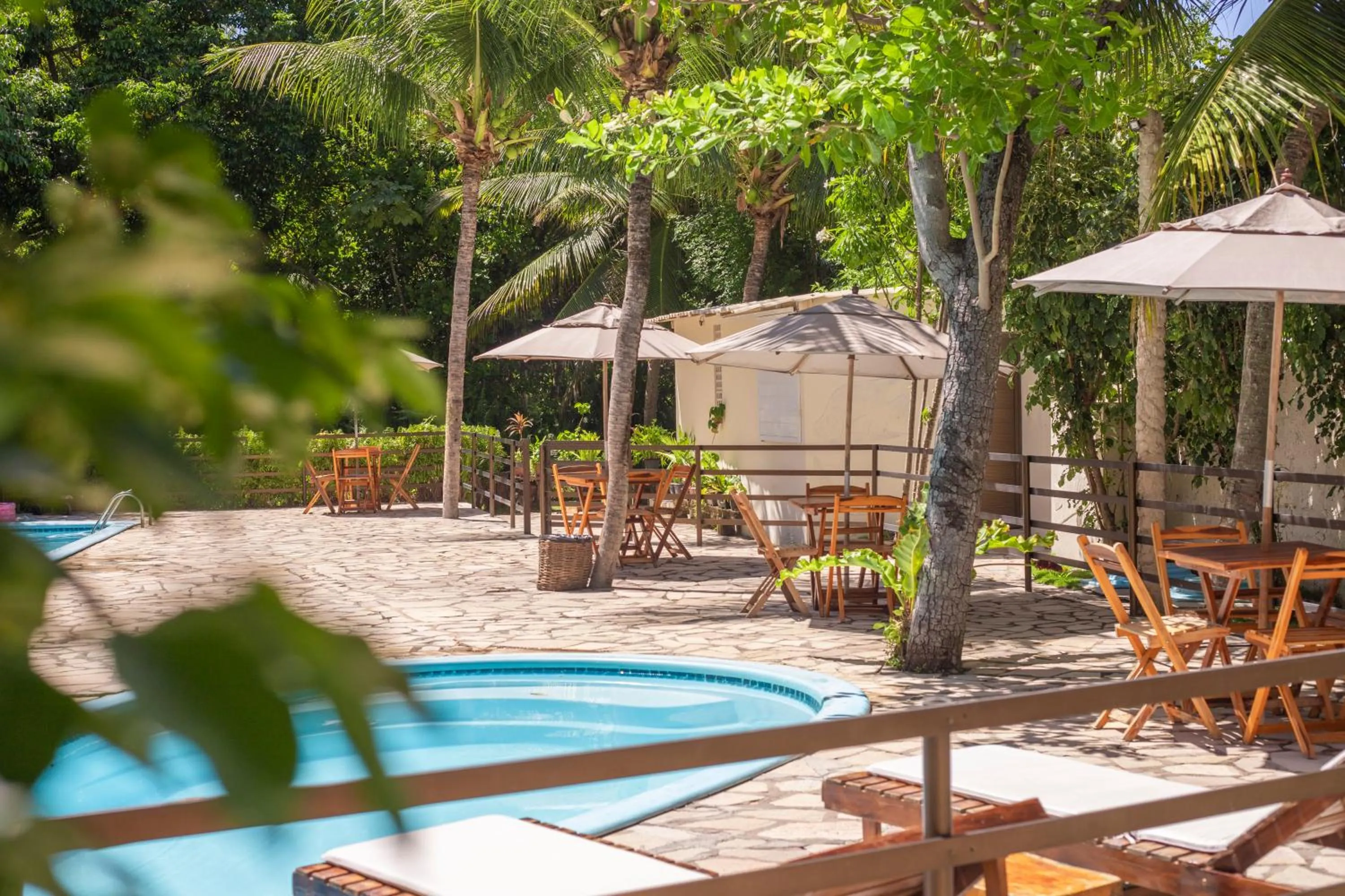 Pool view in Pousada Ponta de Mangue