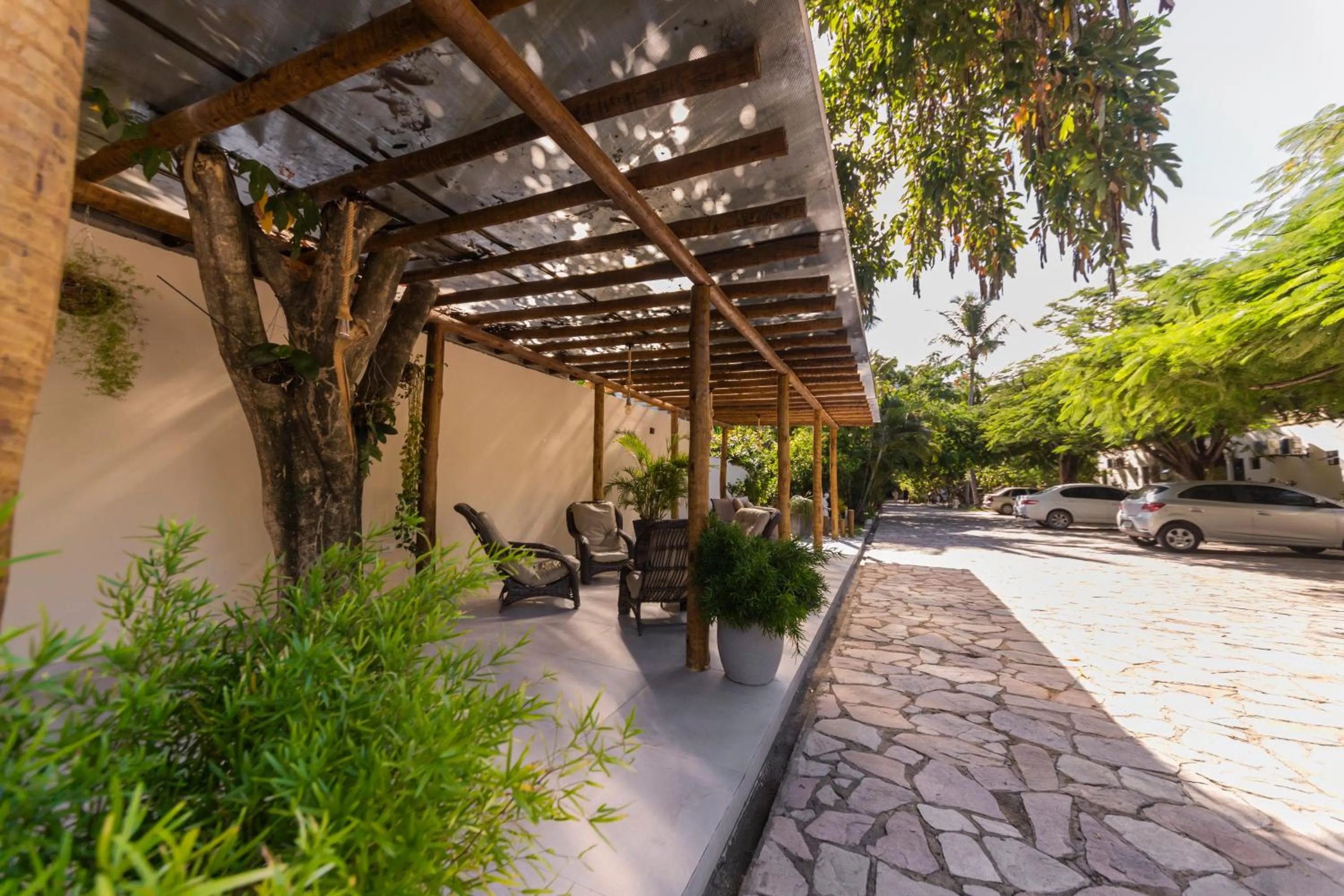 sunbed in Pousada Ponta de Mangue