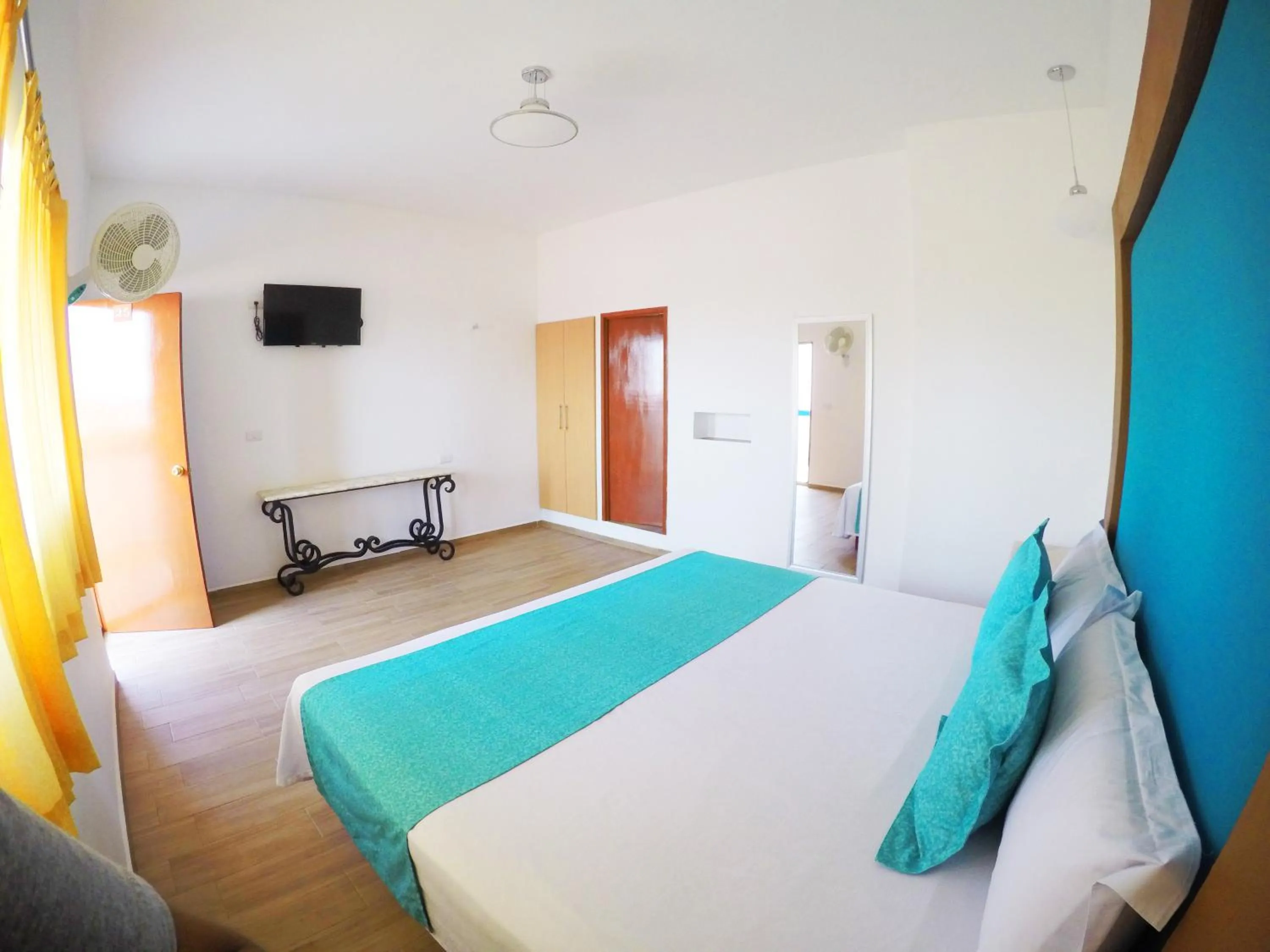 Spring, Bed in Hotel Kazmay