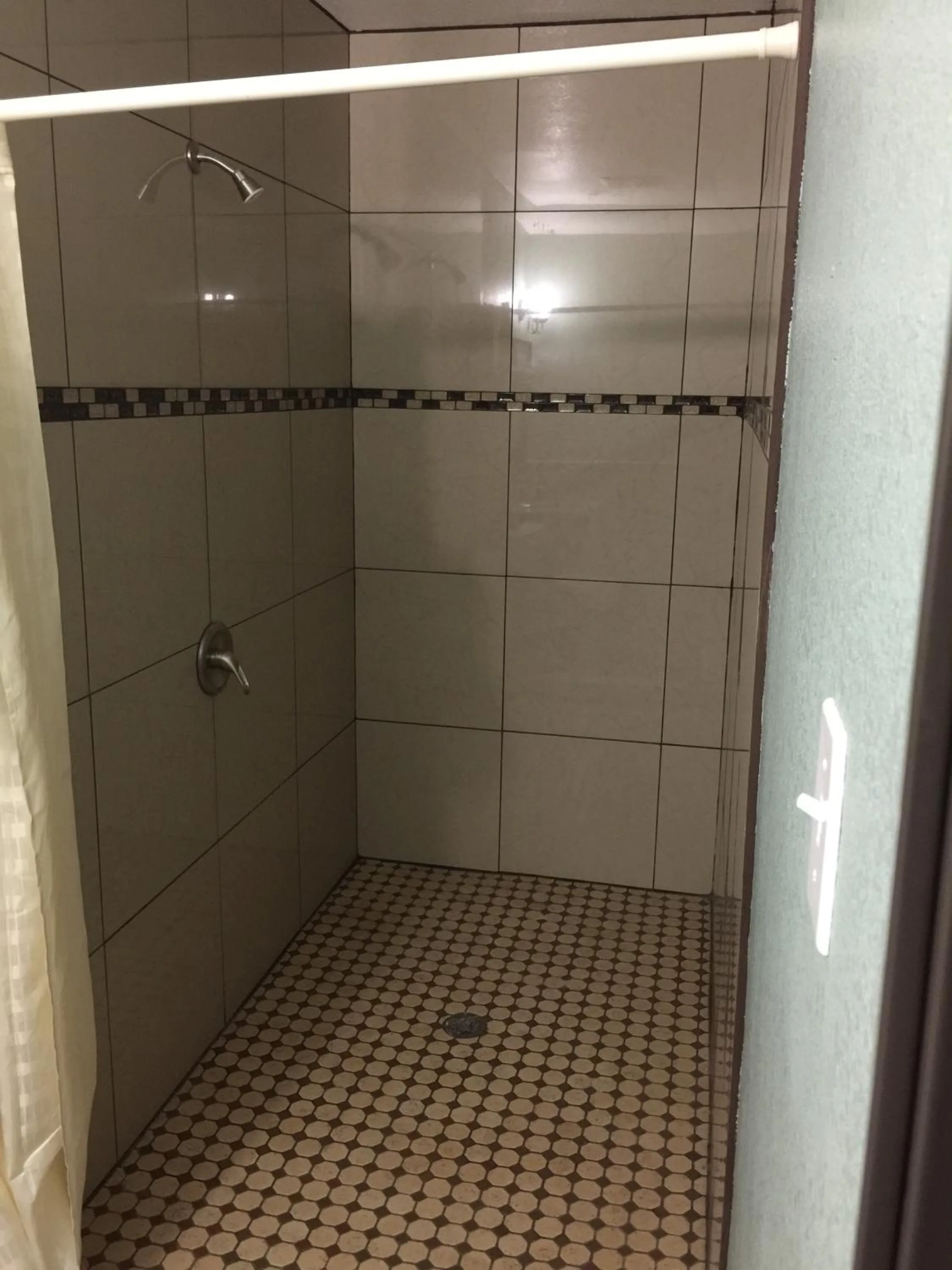 Shower in Park Motel
