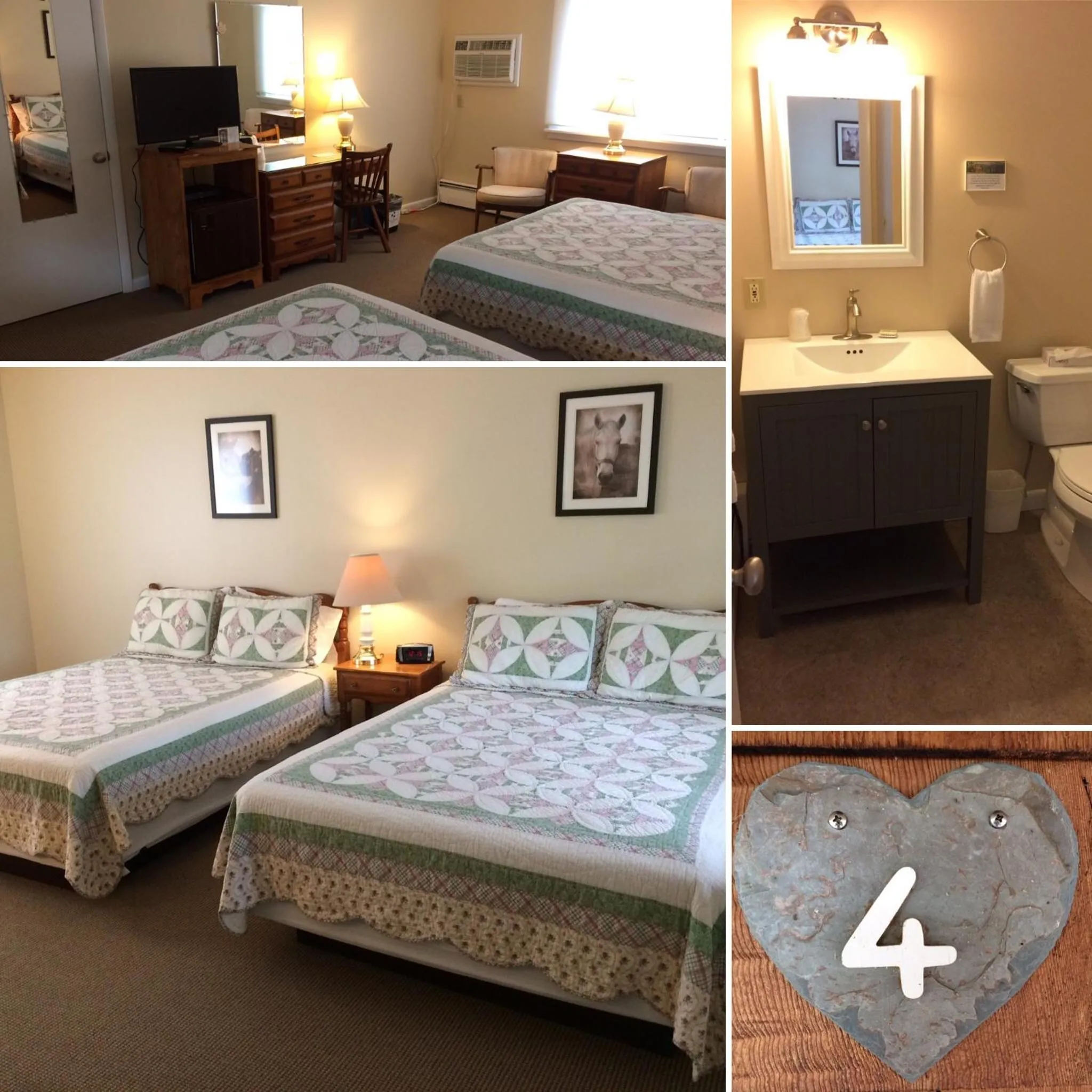 Bed in Aerie Inn of Vermont