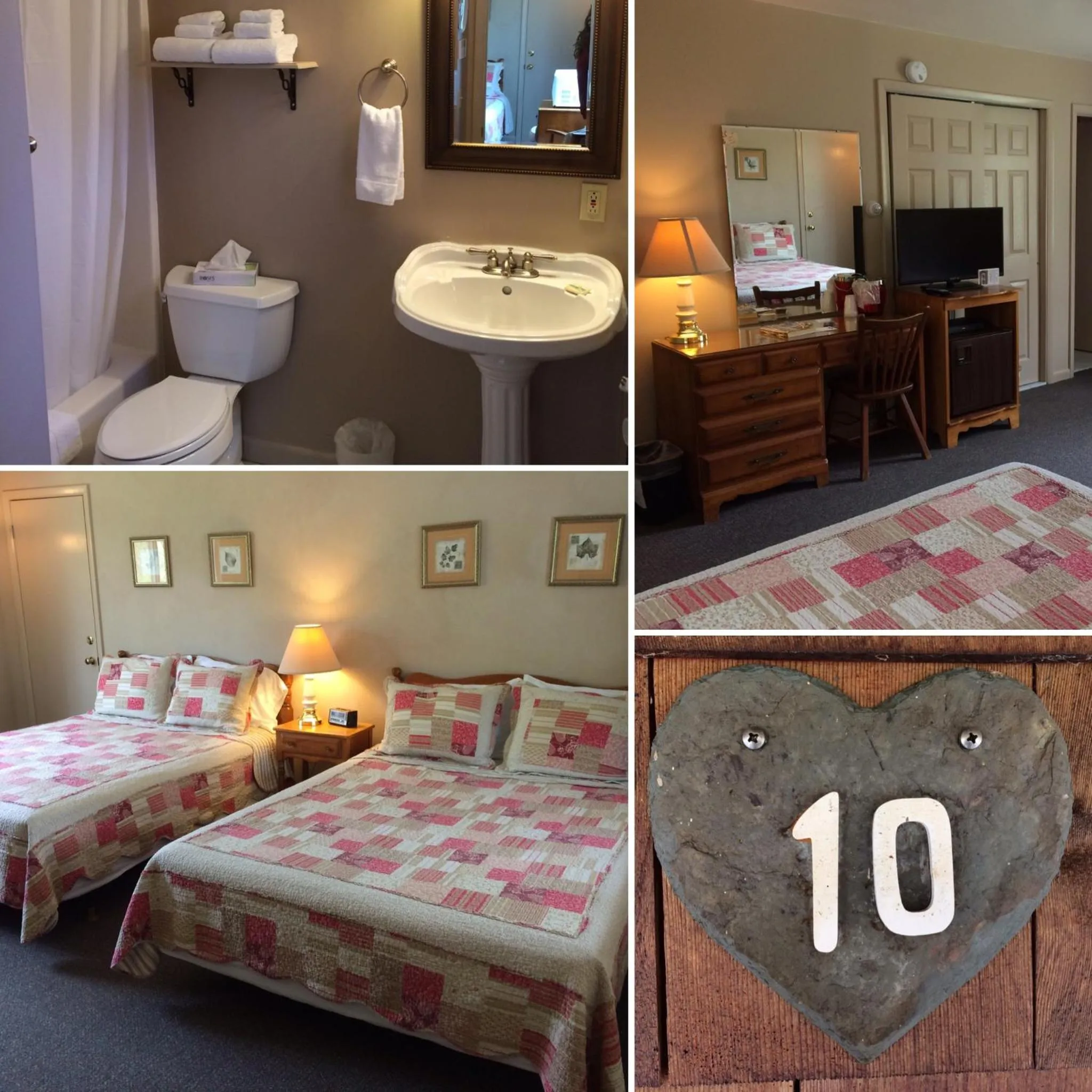 Bed in Aerie Inn of Vermont