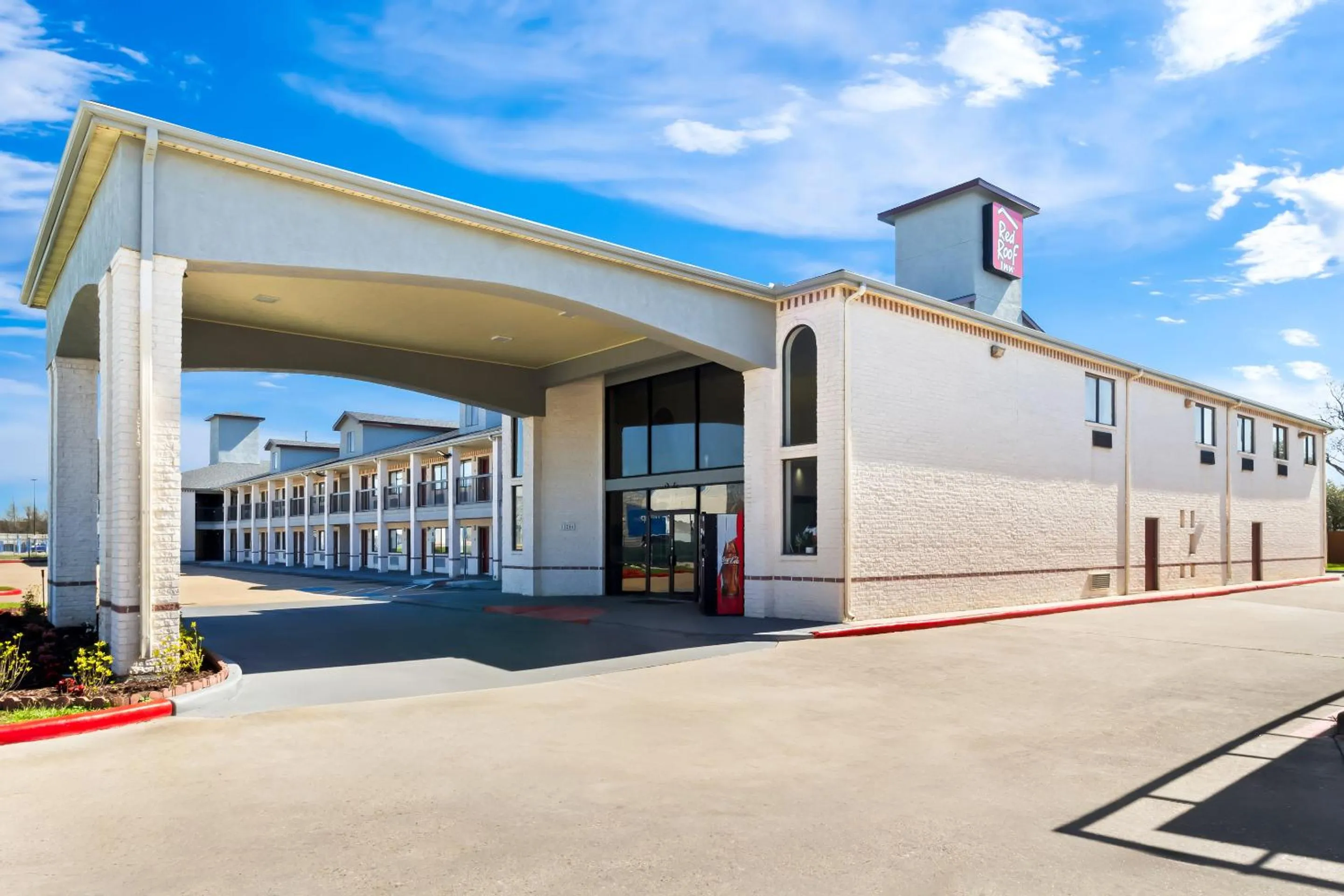 Property building in Red Roof Inn Stafford, TX