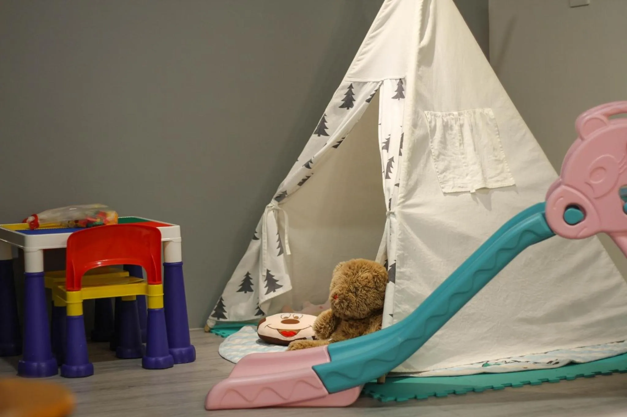 Children play ground in Sun Moon Lake Loft Inn