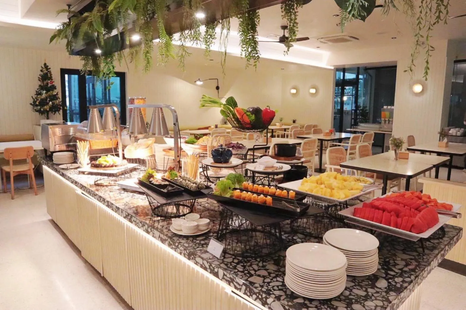 Breakfast in Mii Hotel Srinakarin