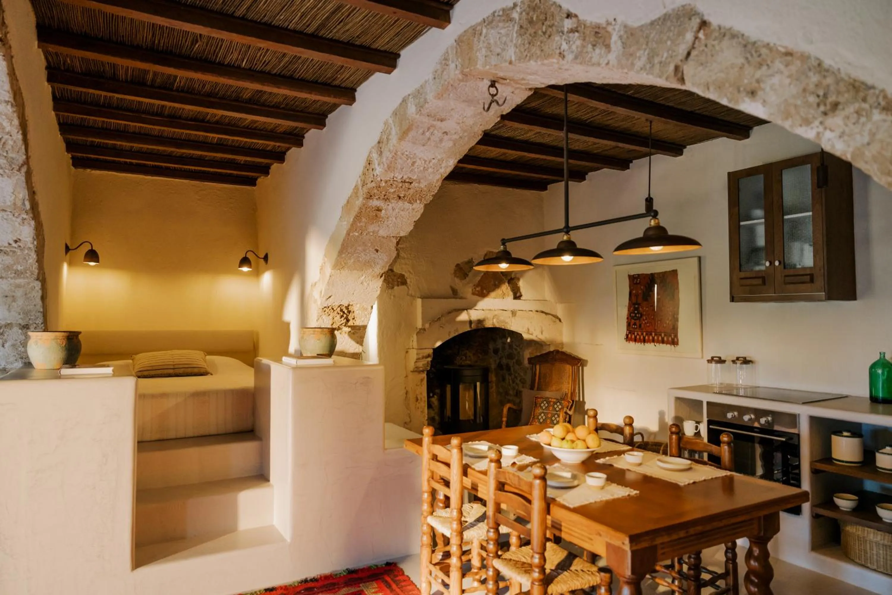 Bed in Koutouloufari Village Holiday Club