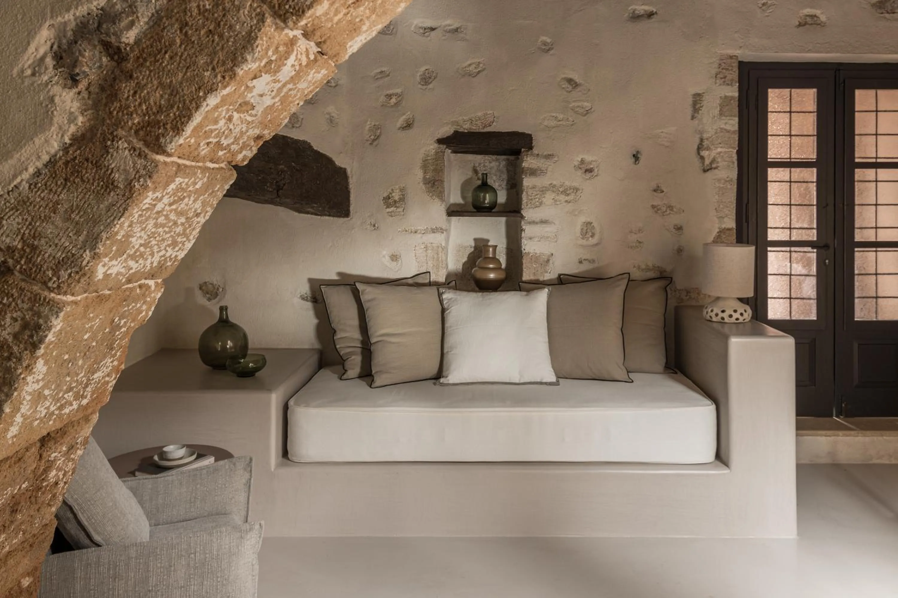 Seating area, Bed in Koutouloufari Village Holiday Club