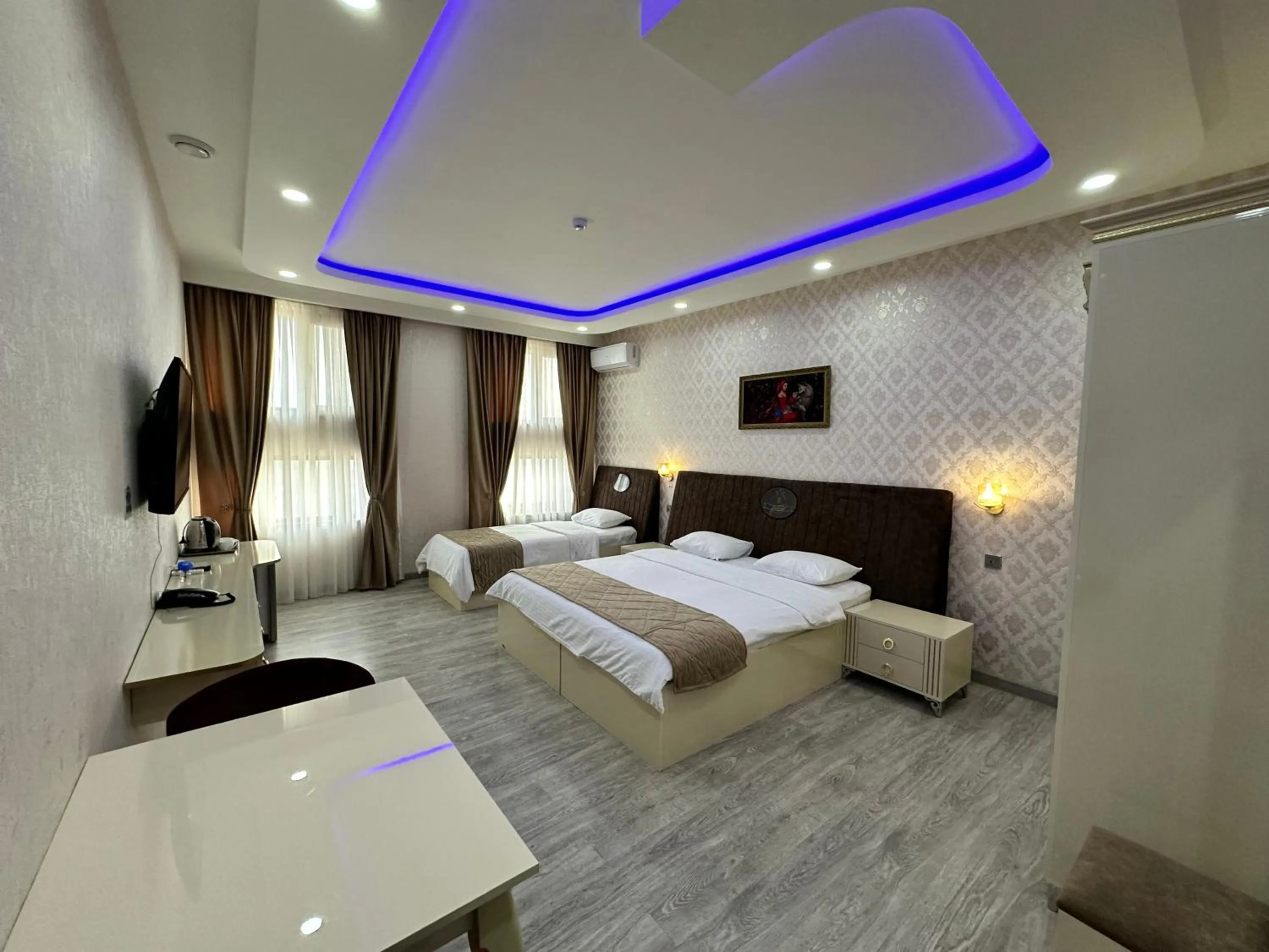 Bed in Starway Hotel