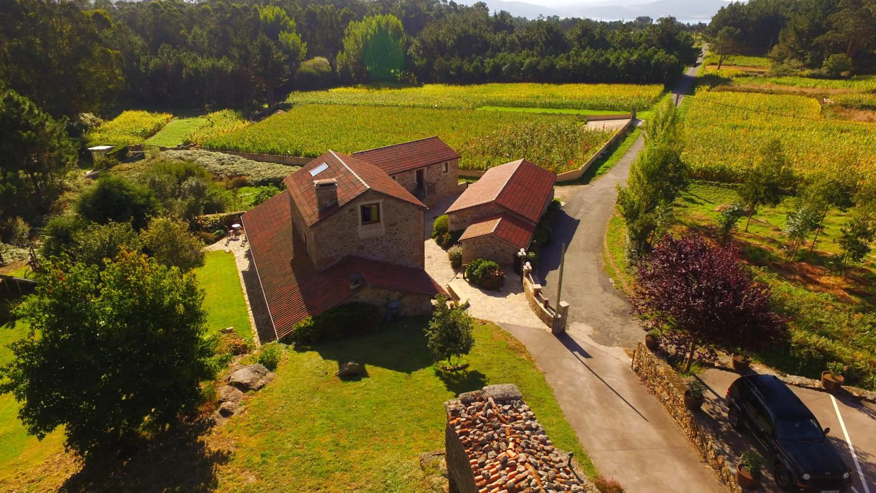 Bird's eye view in Hotel Rustico Lugar Do Cotariño