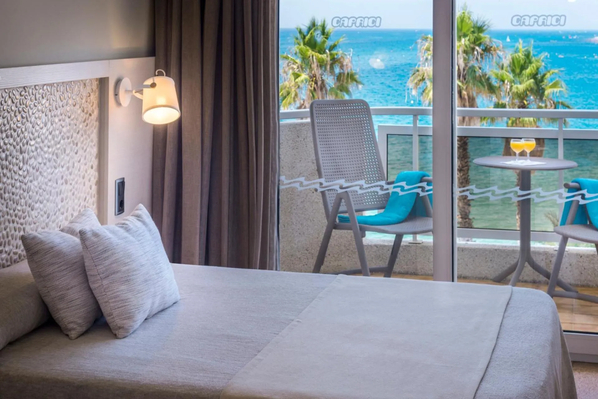 Sea view, Bed in Caprici Beach Hotel & Spa