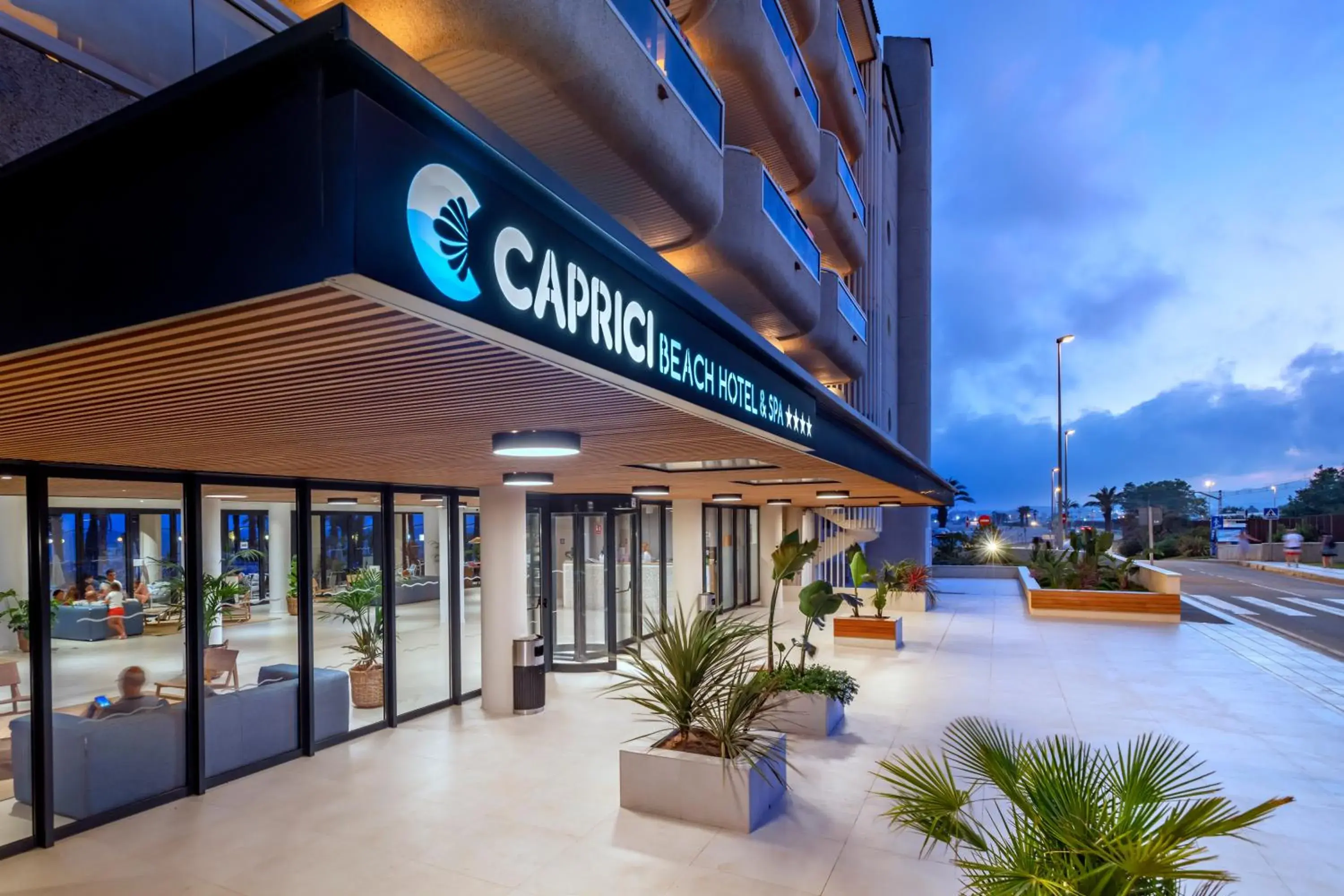 Property building in Caprici Beach Hotel & Spa Property building in Caprici Beach Hotel & Spa