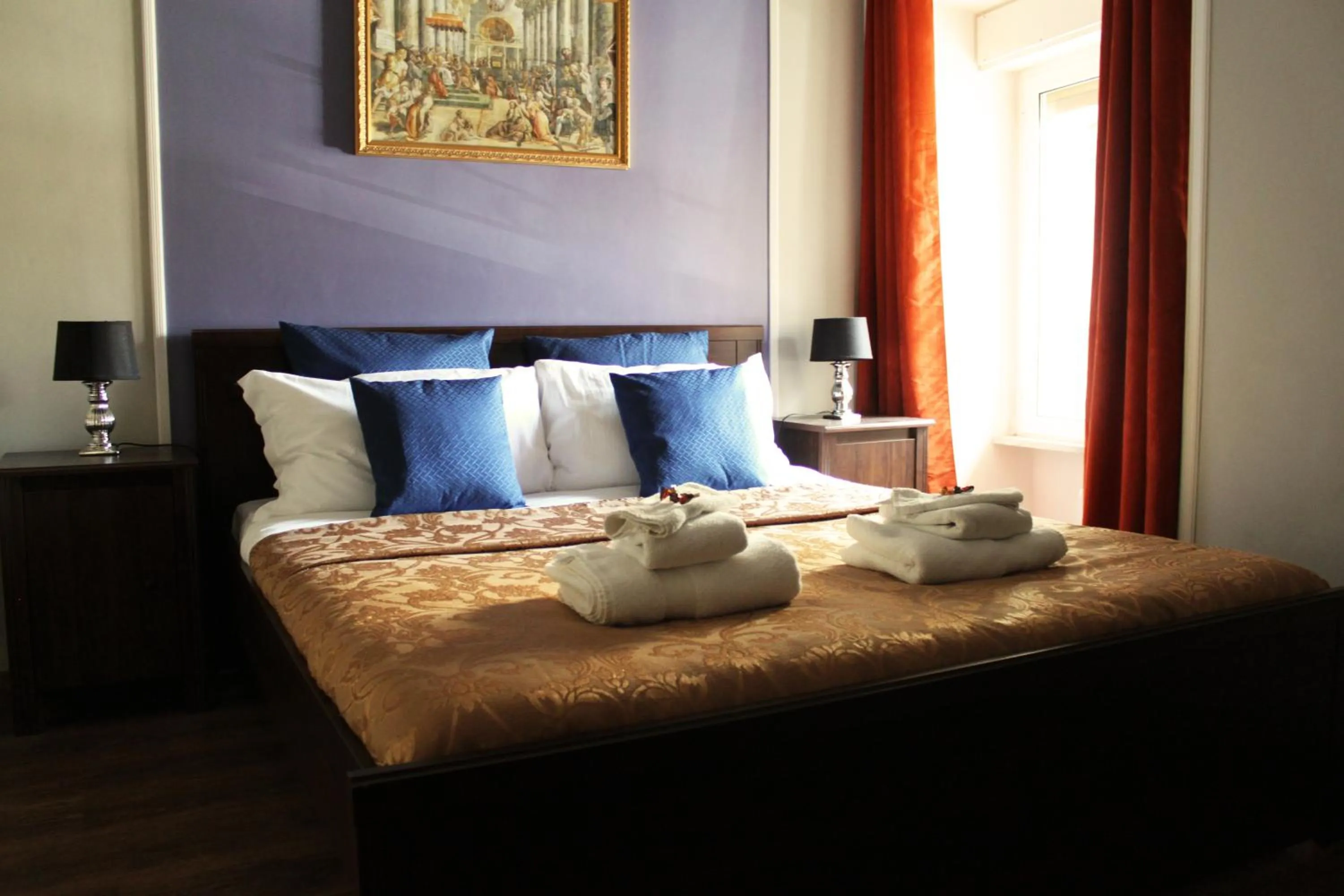 Bed in Raphael Rooms