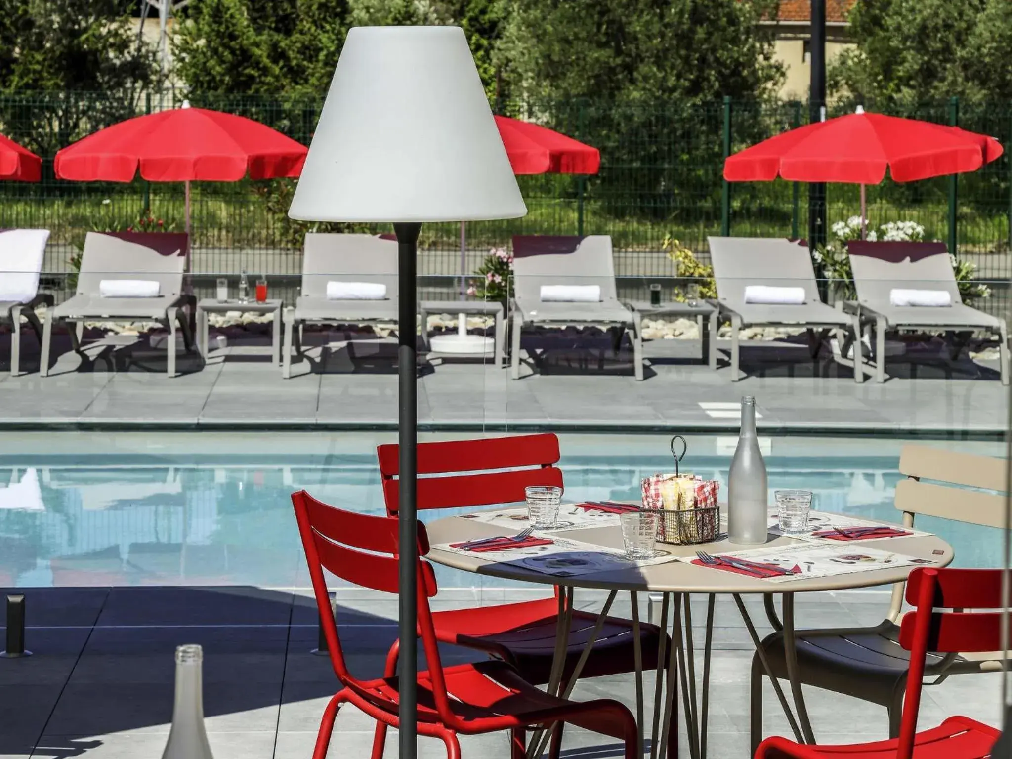 Pool view in ibis Orange Centre Pool view in ibis Orange Centre