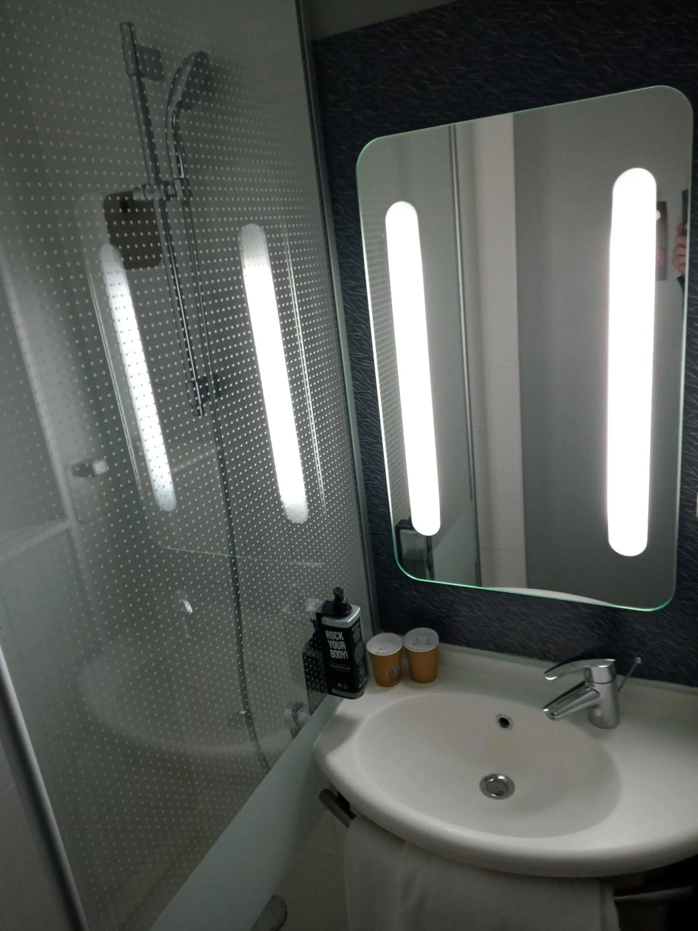 Bathroom in ibis Orange Centre