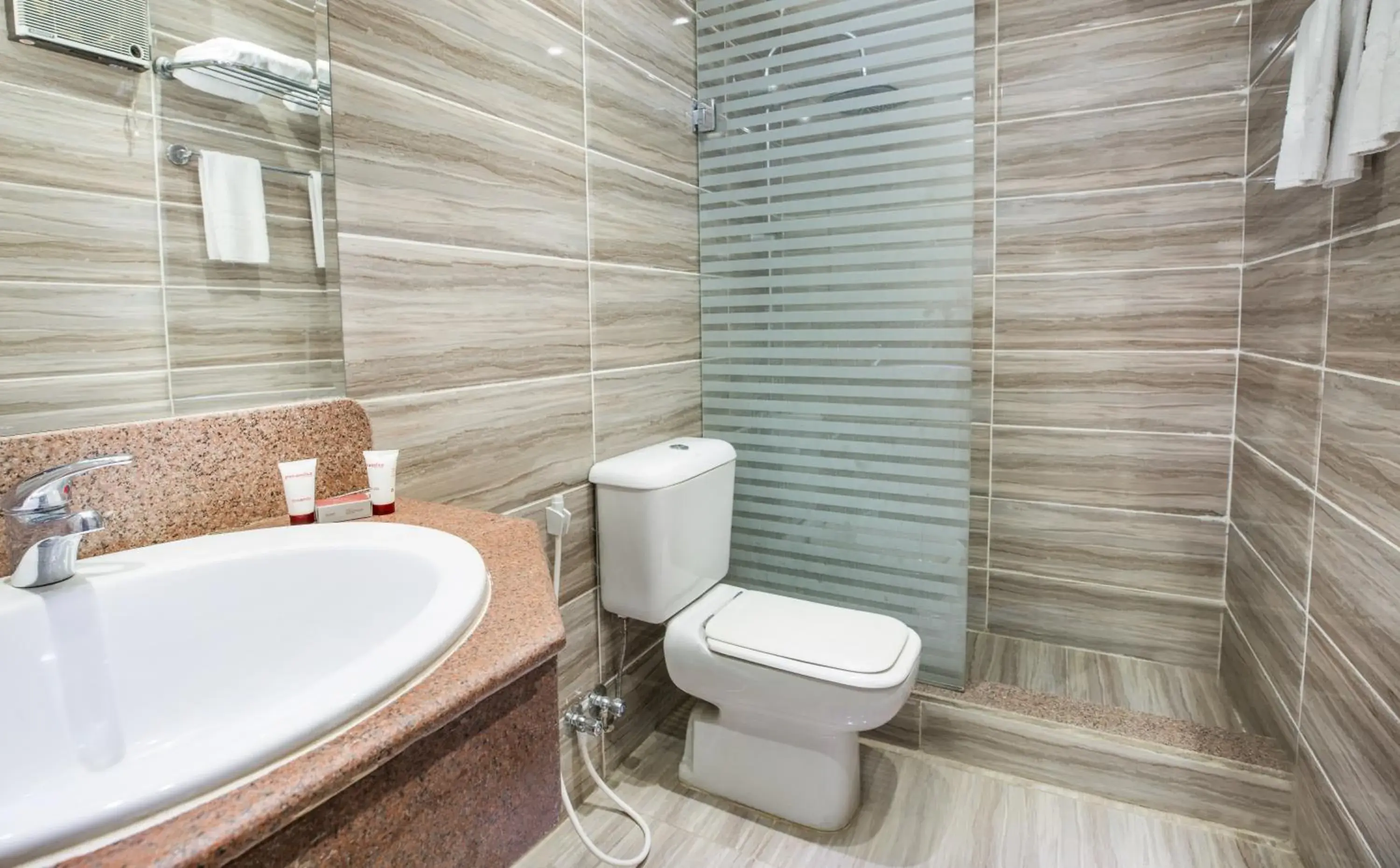 Shower in Obelisk Nile Hotel Aswan Shower in Obelisk Nile Hotel Aswan