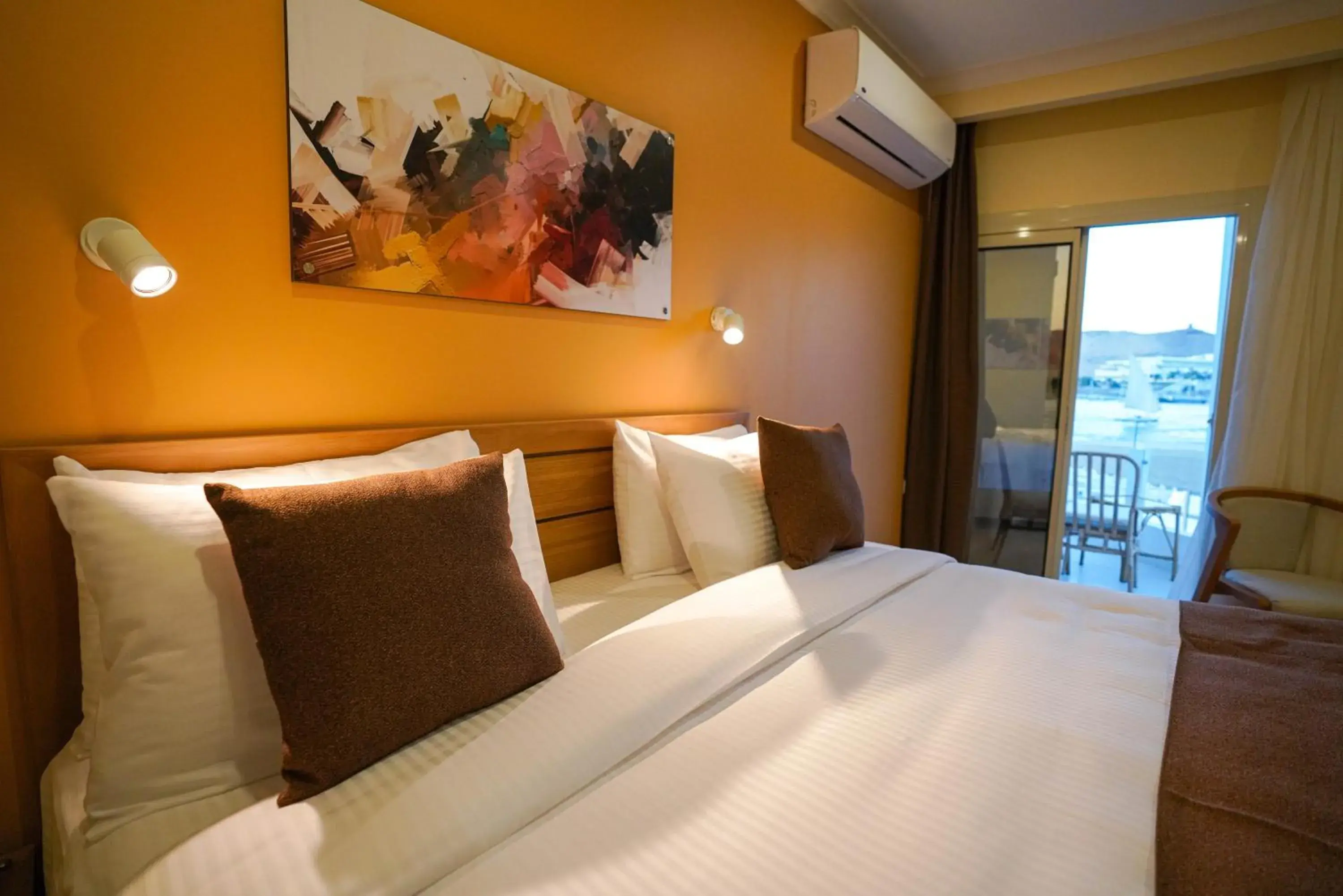 Bed in Obelisk Nile Hotel Aswan Bed in Obelisk Nile Hotel Aswan