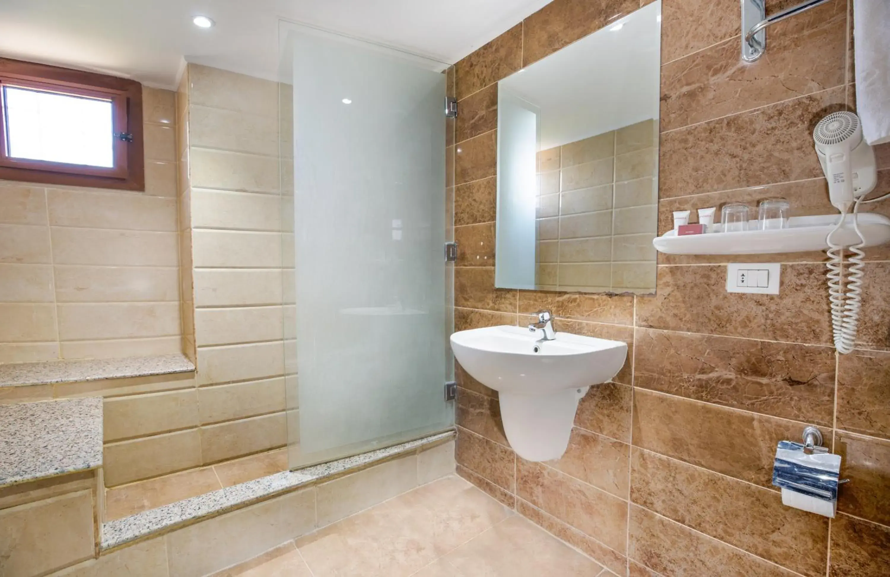 Bathroom in Obelisk Nile Hotel Aswan Bathroom in Obelisk Nile Hotel Aswan