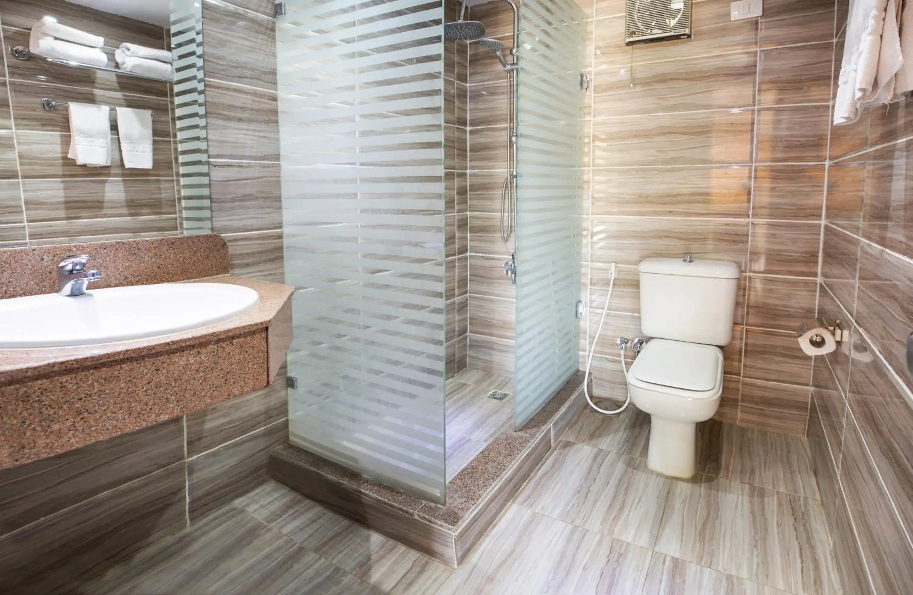 Shower in Obelisk Nile Hotel Aswan Shower in Obelisk Nile Hotel Aswan