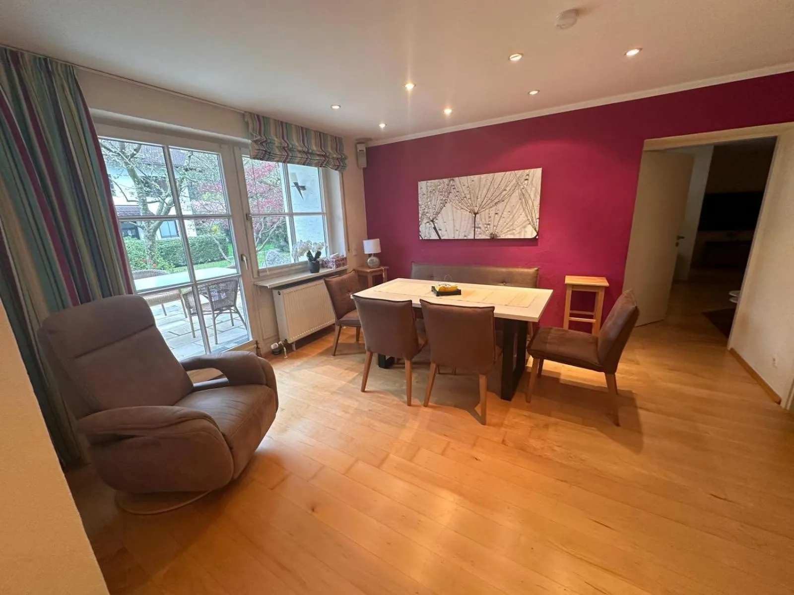 Dining area in Ferienwohnung Lisa