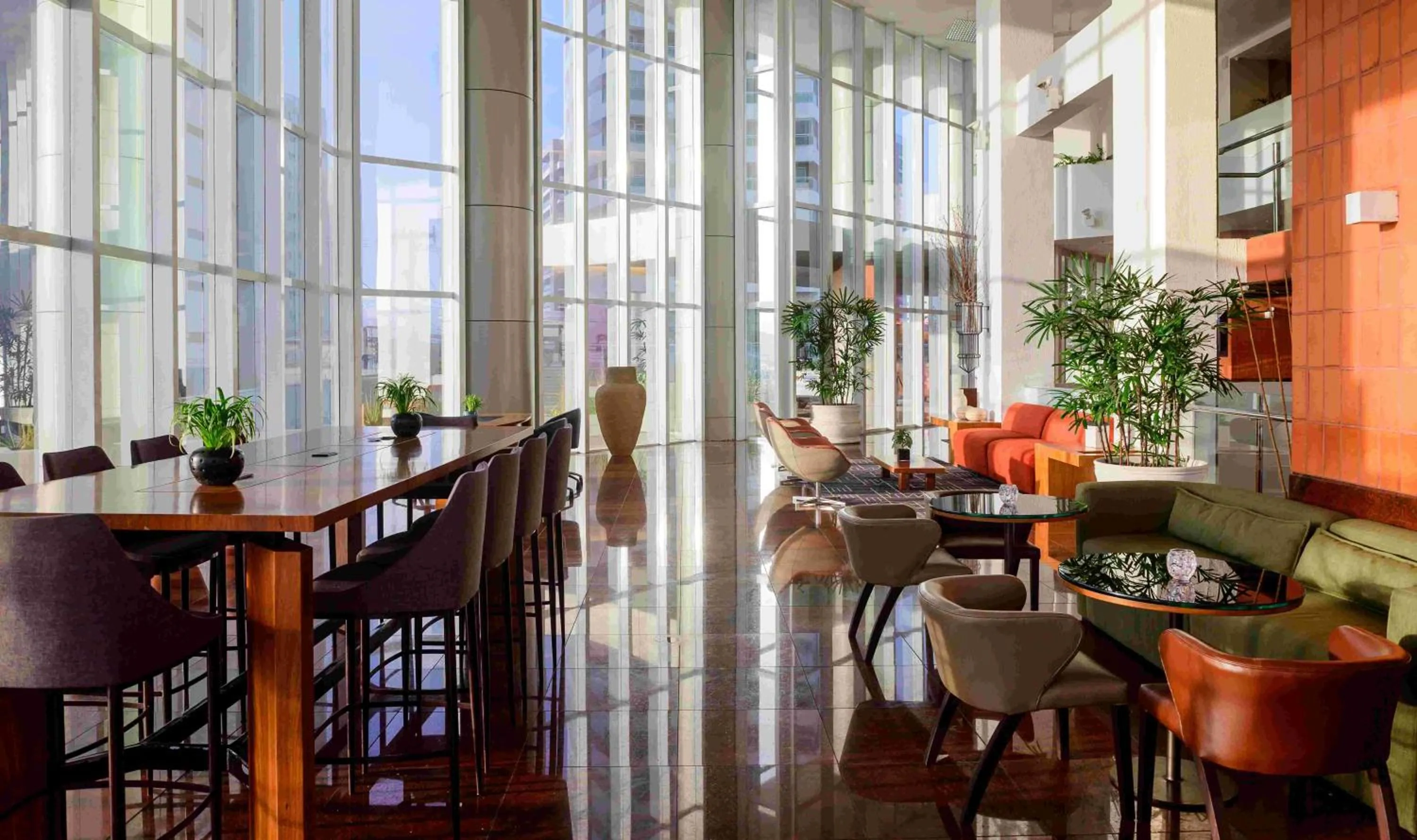 Lobby or reception in Hotel Luzeiros São Luis