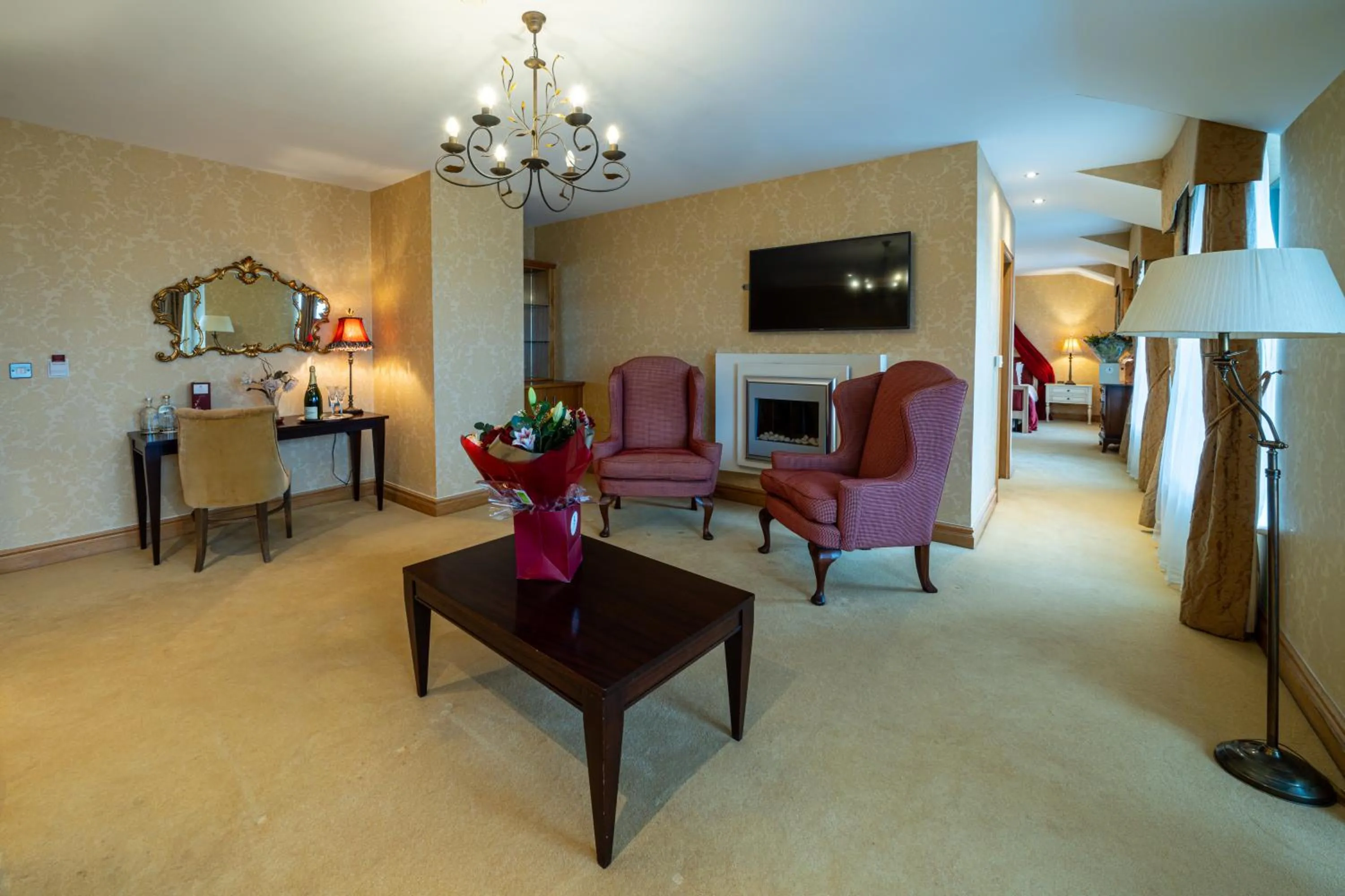 Living room in Kettles Country House Hotel