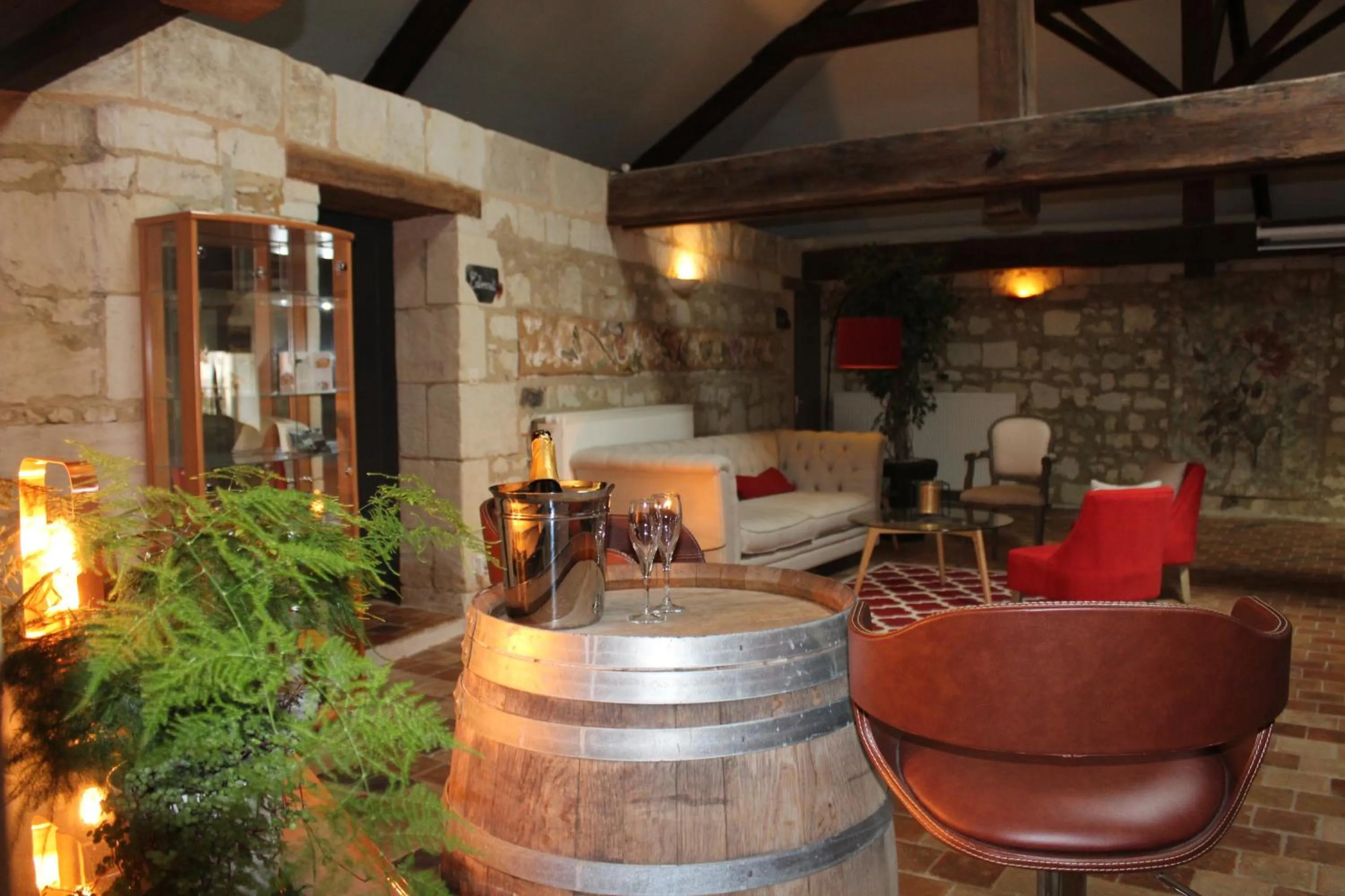 Seating area in Hôtel & Spa Chai De La Paleine