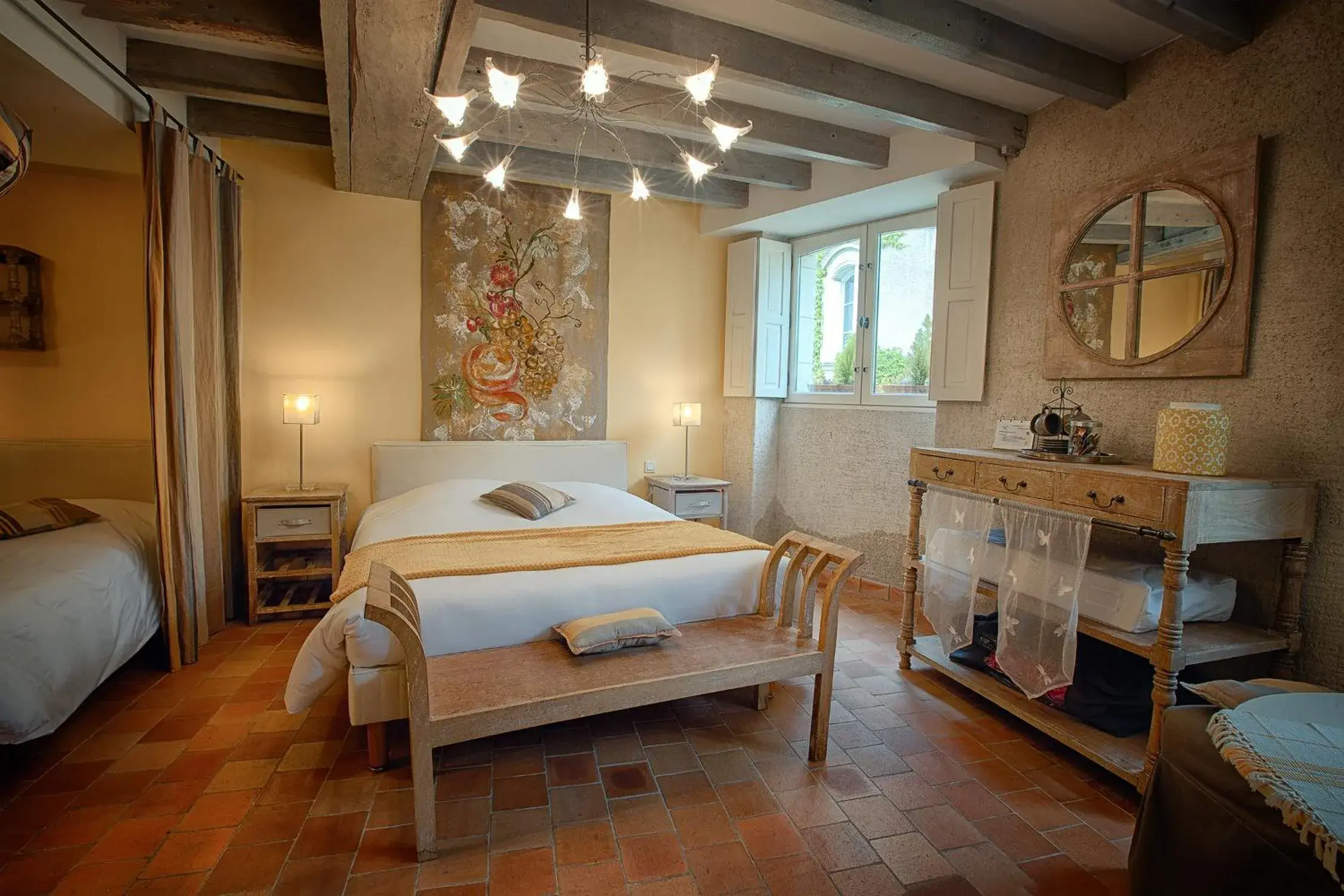 Photo of the whole room, Bed in Hôtel & Spa Chai De La Paleine Photo of the whole room, Bed in Hôtel & Spa Chai De La Paleine