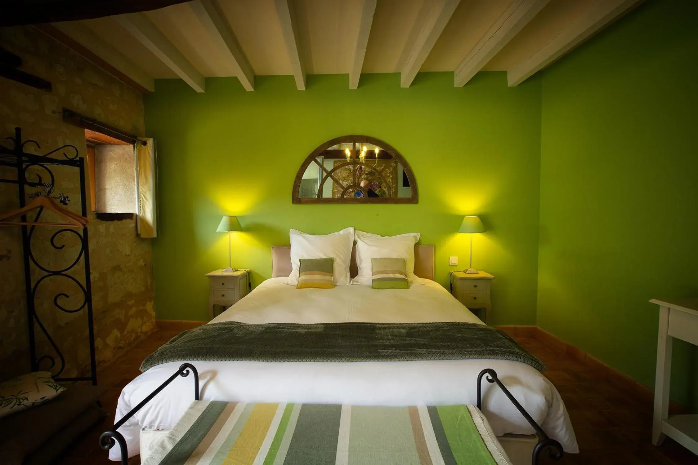 Photo of the whole room, Bed in Hôtel & Spa Chai De La Paleine Photo of the whole room, Bed in Hôtel & Spa Chai De La Paleine