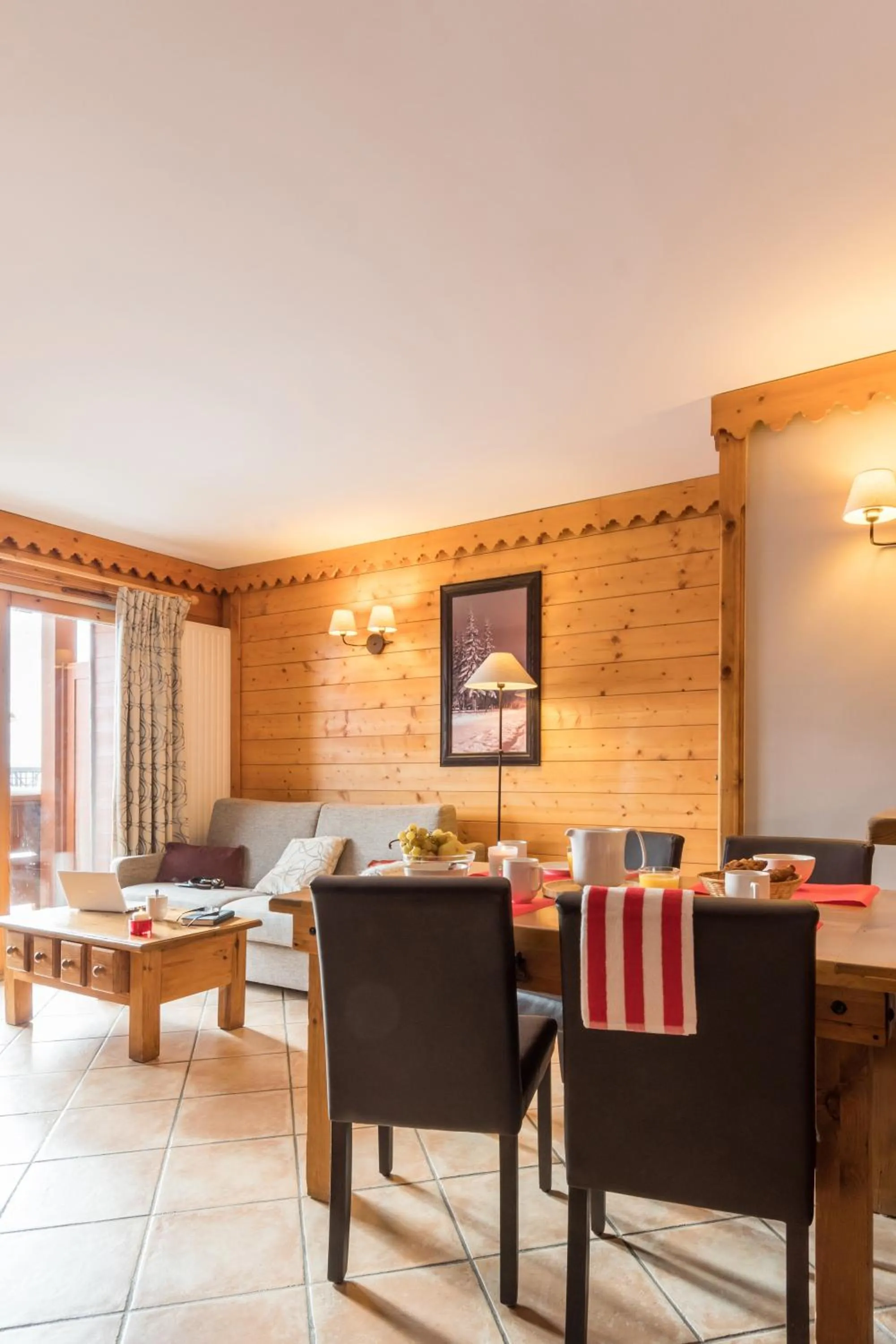 Living room in Résidence Pierre & Vacances Premium Les Hauts Bois