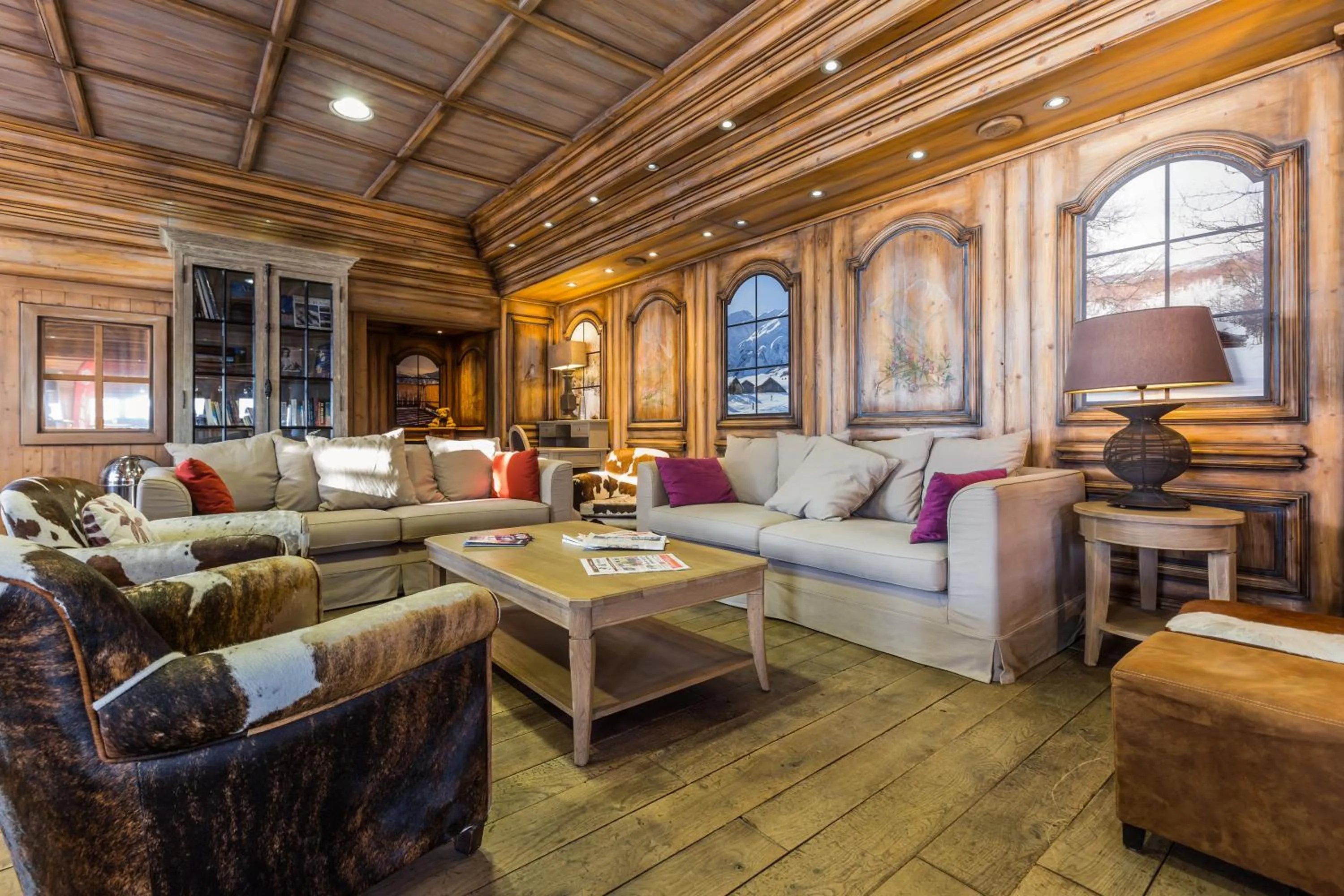 Living room in Résidence Pierre & Vacances Premium Les Hauts Bois