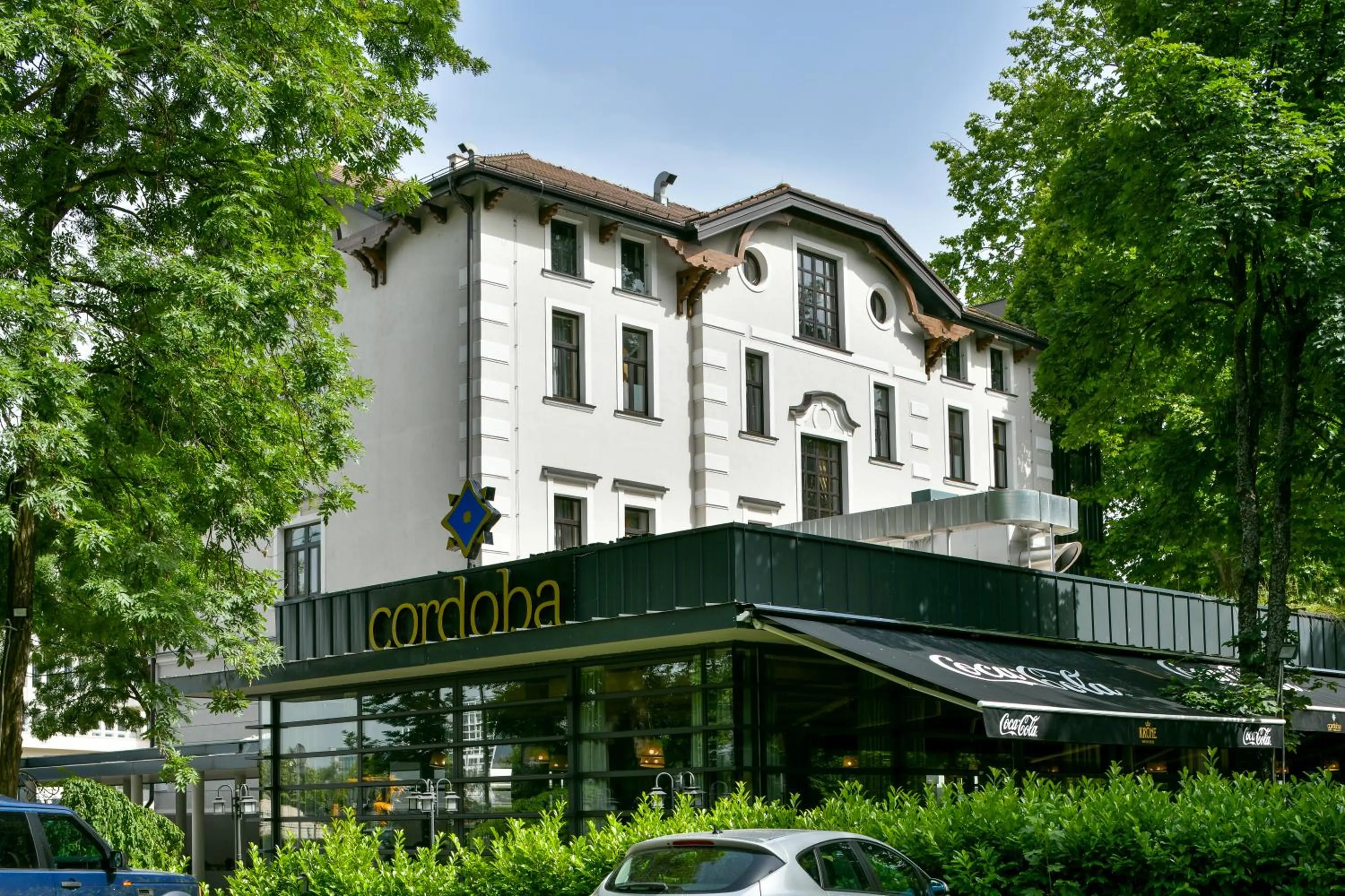 Property building in Heritage Hotel Krone
