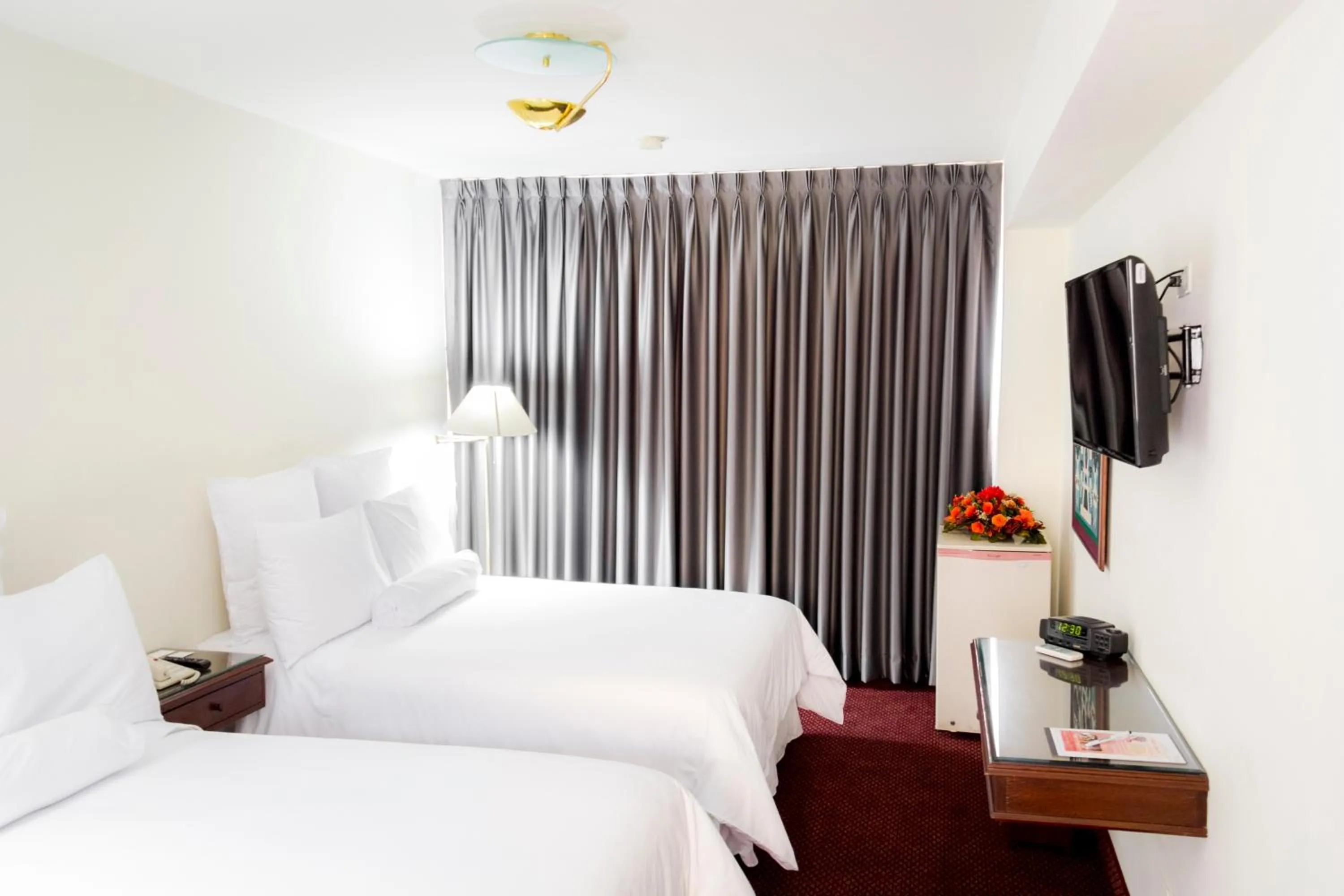 Bed in Hotel Carrera