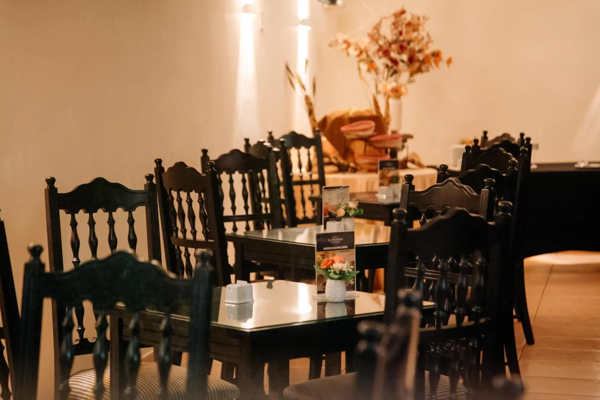 Dining area in Hotel Carrera