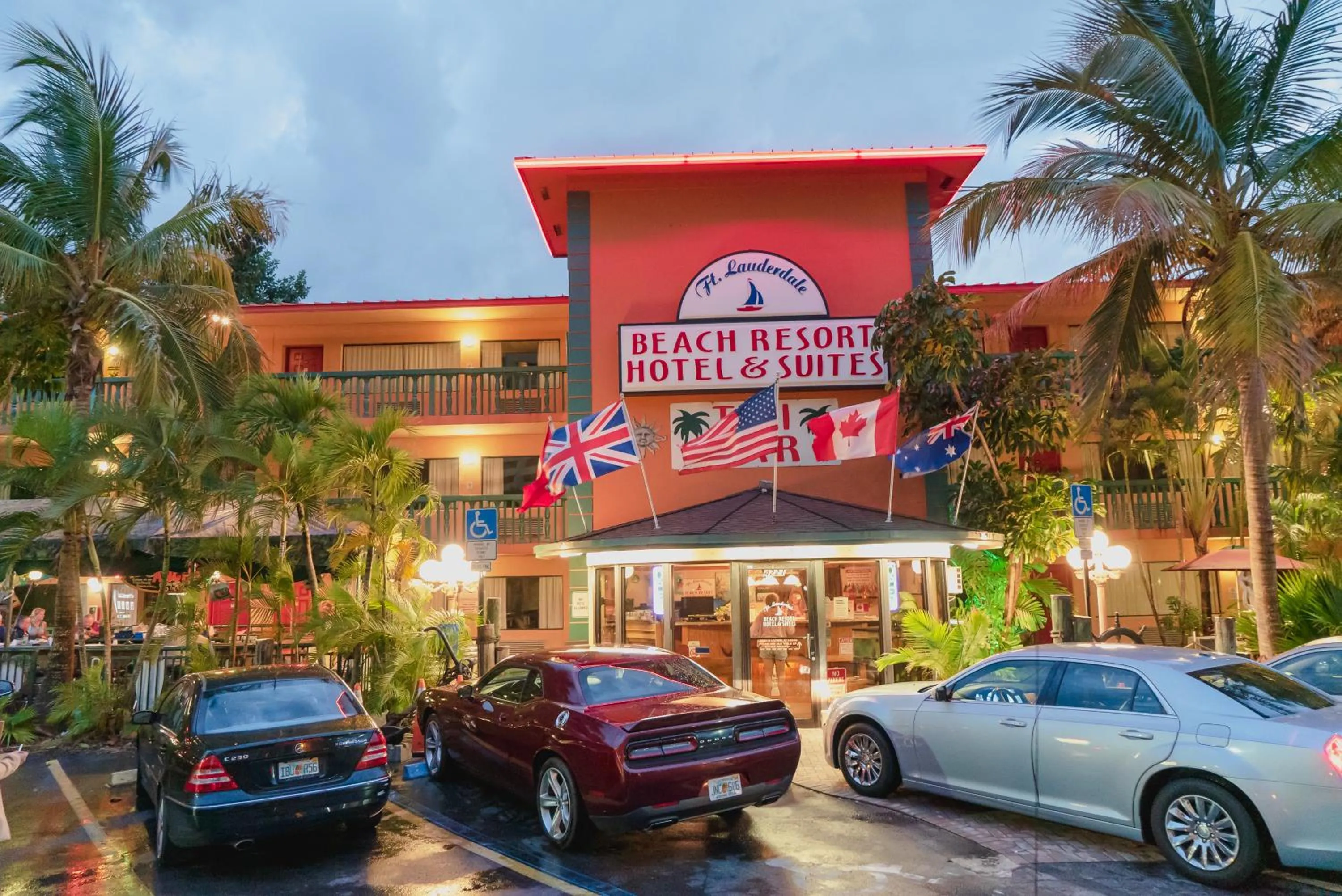 Facade/entrance in Ft. Lauderdale Beach Resort Hotel
