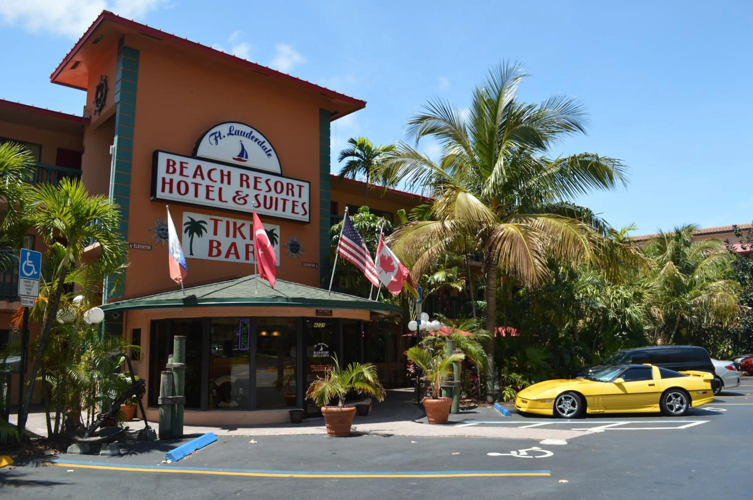Facade/entrance in Ft. Lauderdale Beach Resort Hotel