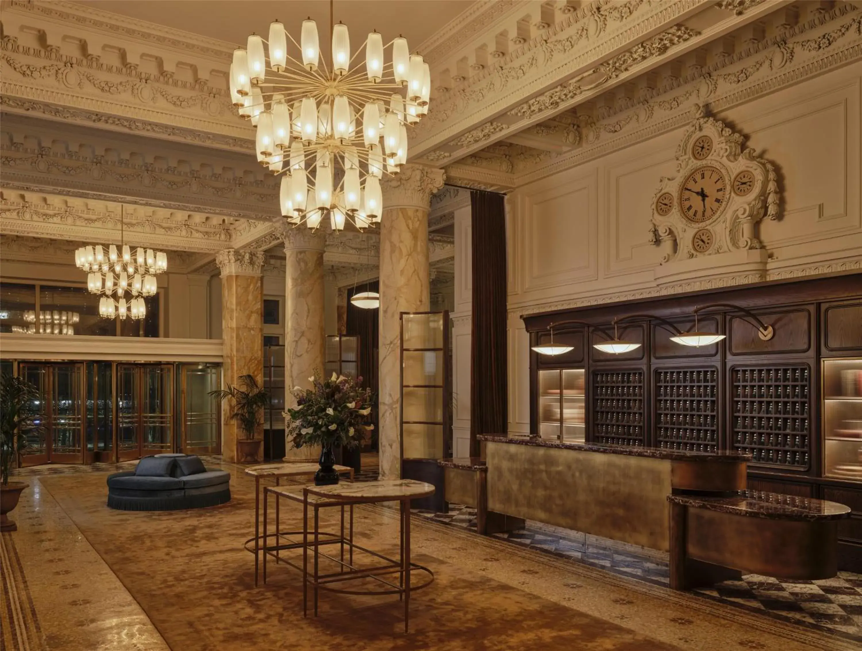 Lobby or reception in The Bellevue Hotel, in the Unbound Collection by Hyatt Lobby or reception in The Bellevue Hotel, in the Unbound Collection by Hyatt