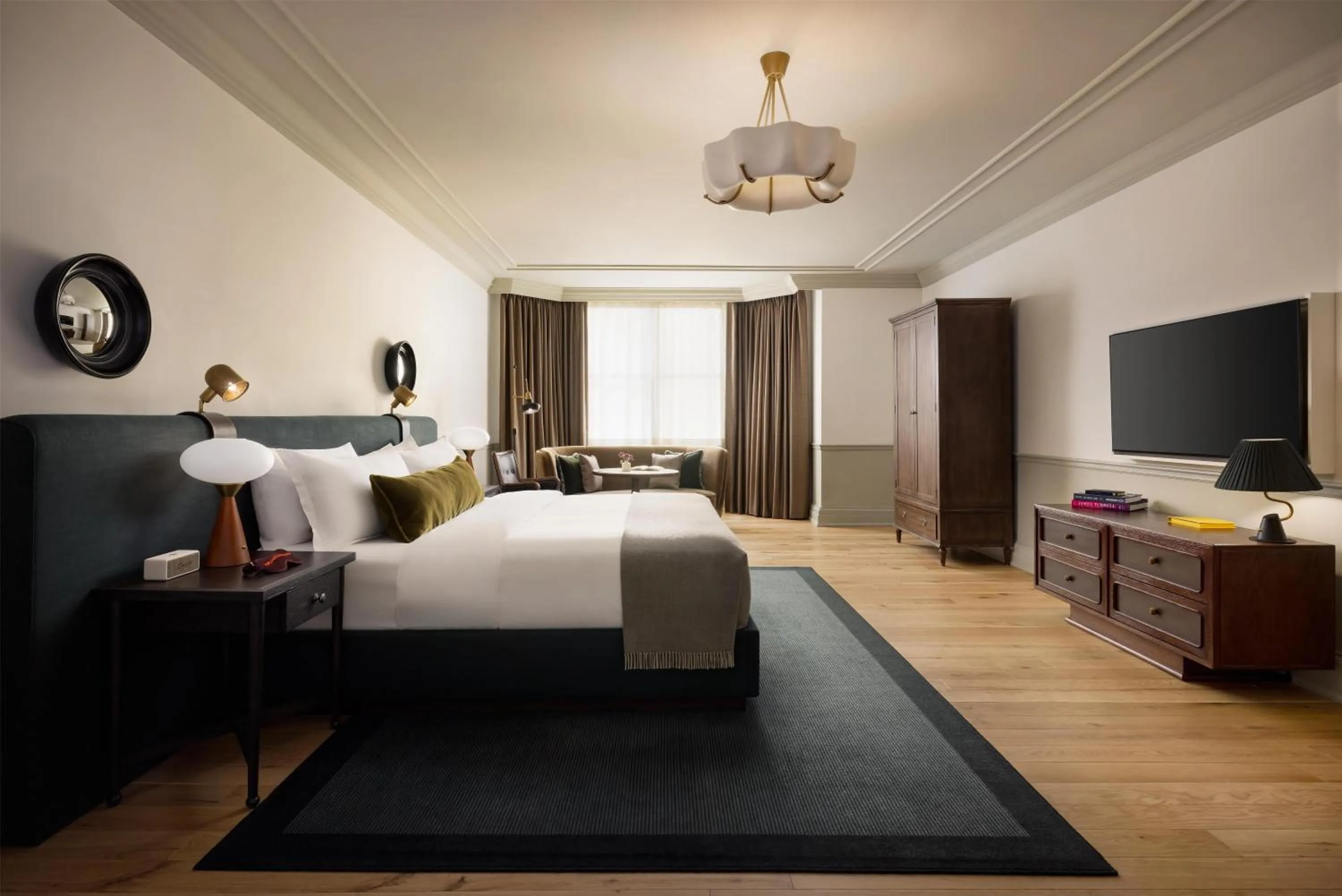 Photo of the whole room, Bed in The Bellevue Hotel, in the Unbound Collection by Hyatt