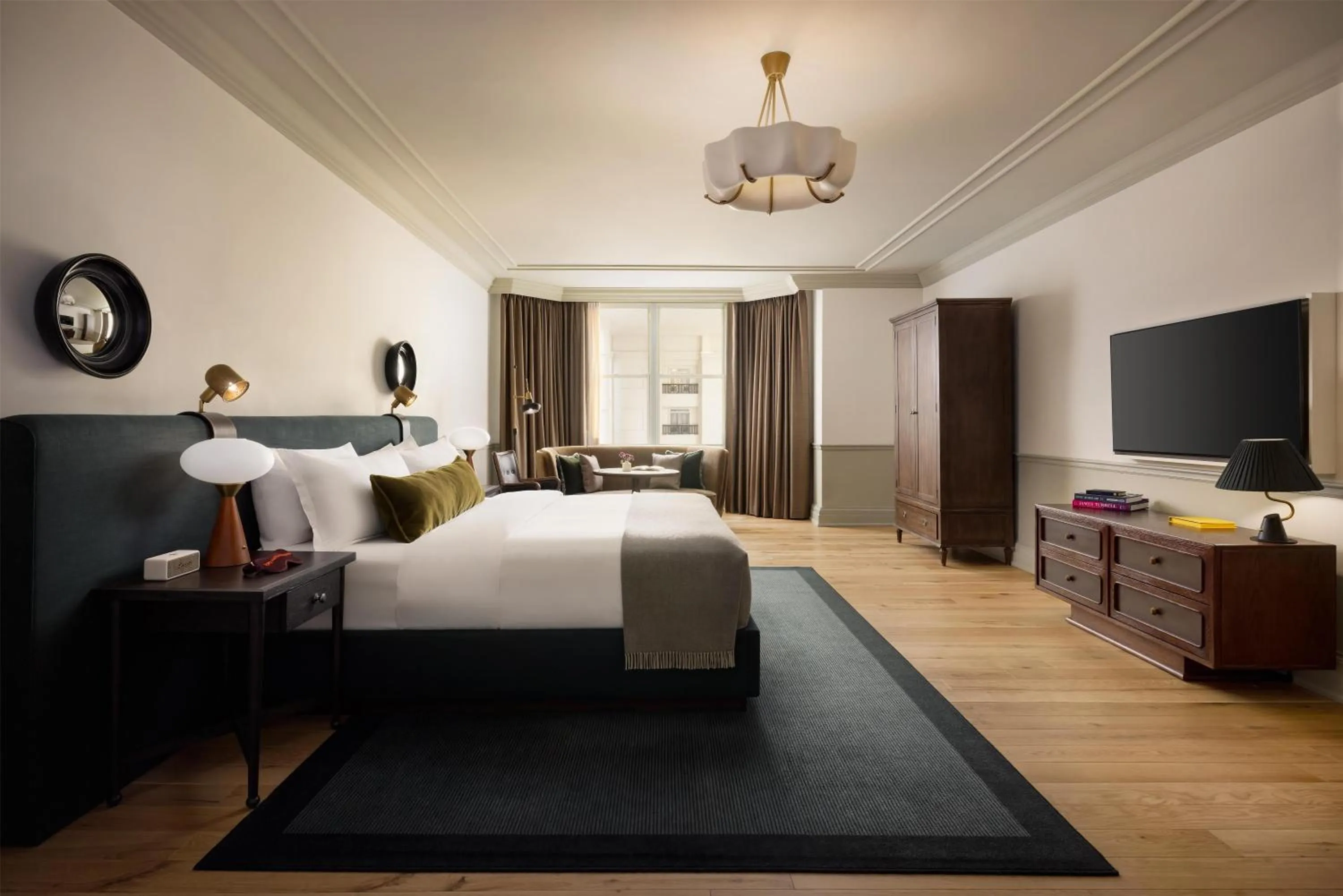 Photo of the whole room, Bed in The Bellevue Hotel, in the Unbound Collection by Hyatt