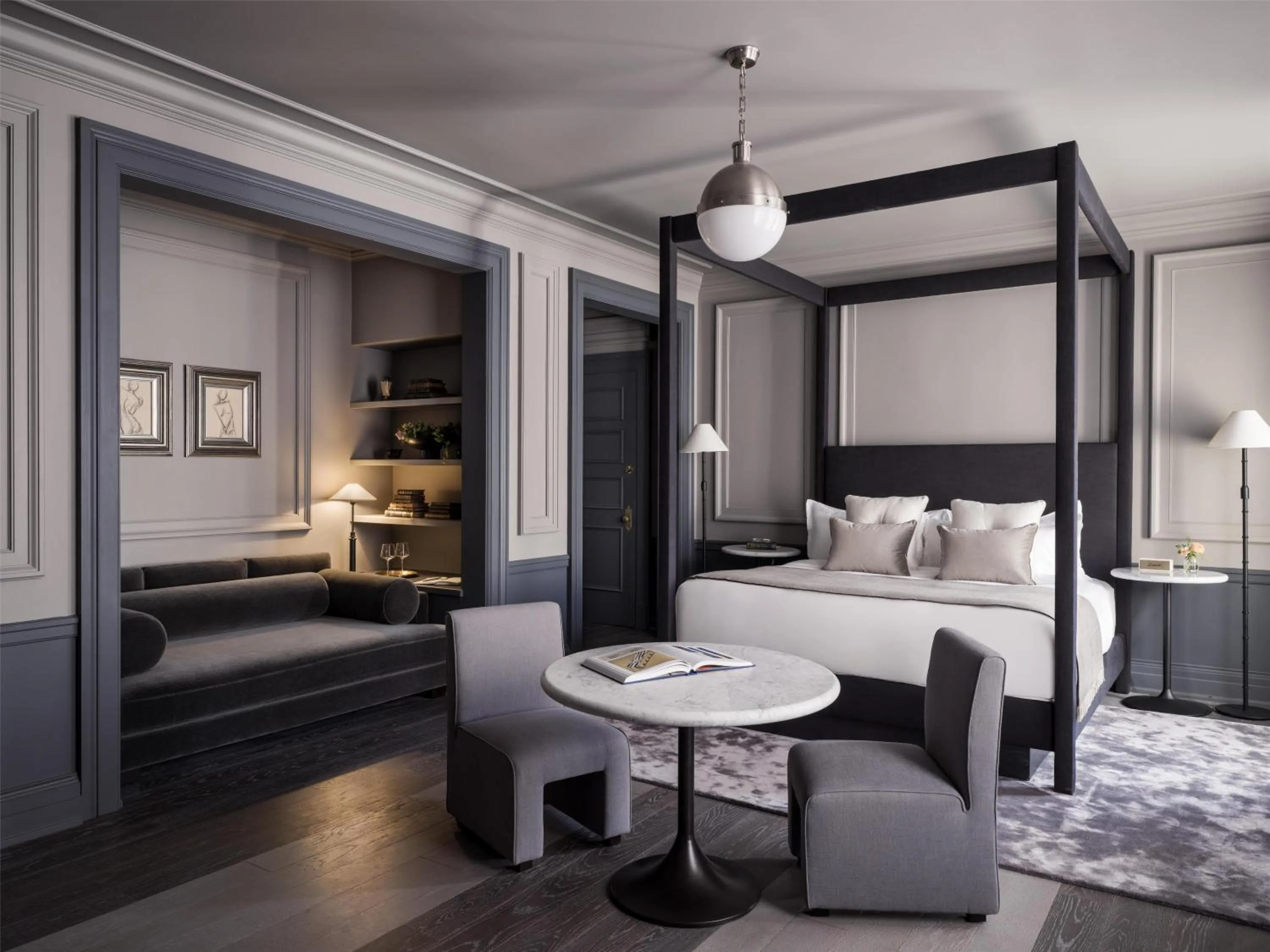 Photo of the whole room, Bed in The Bellevue Hotel, in the Unbound Collection by Hyatt