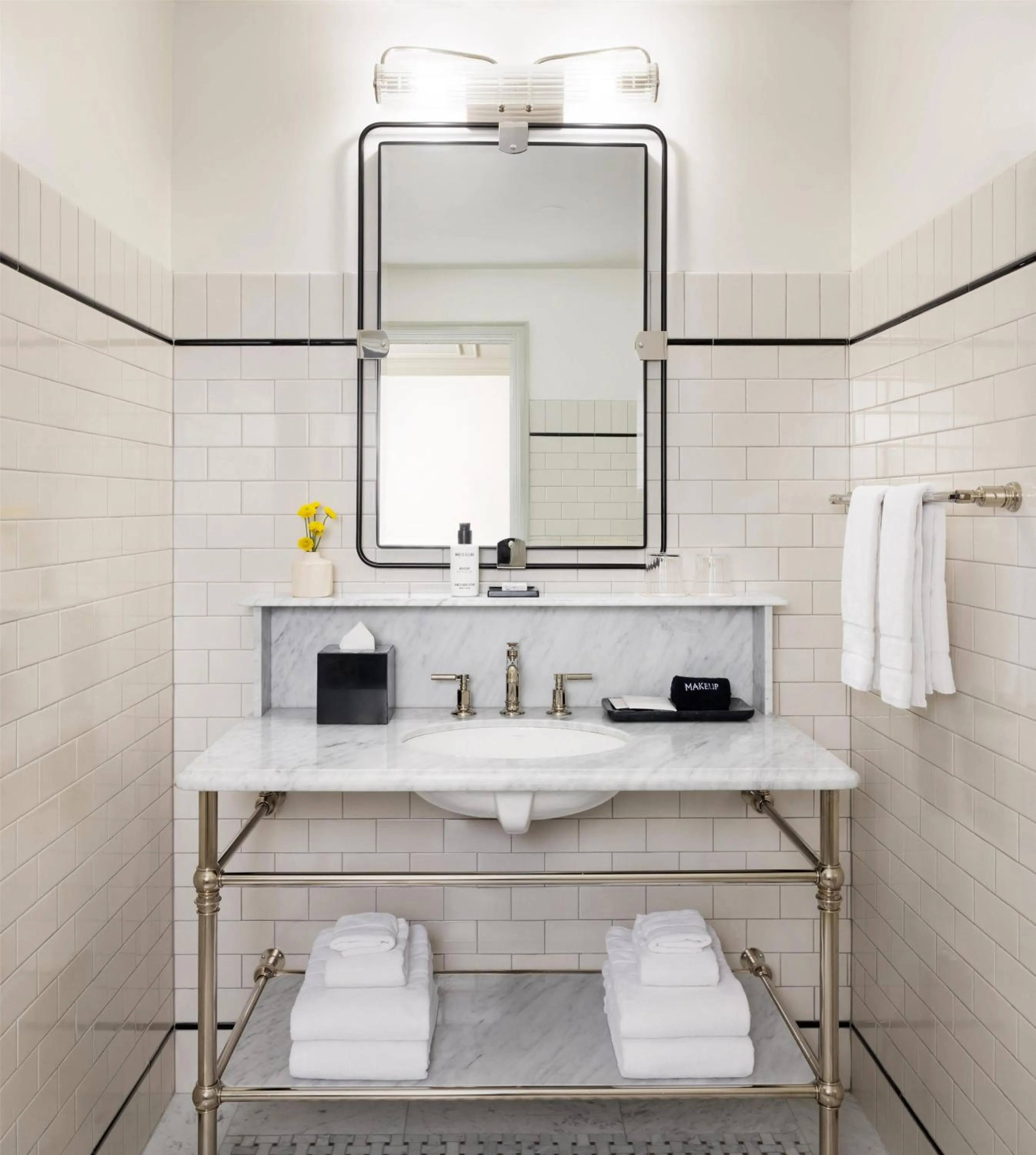 Bathroom in The Bellevue Hotel, in the Unbound Collection by Hyatt
