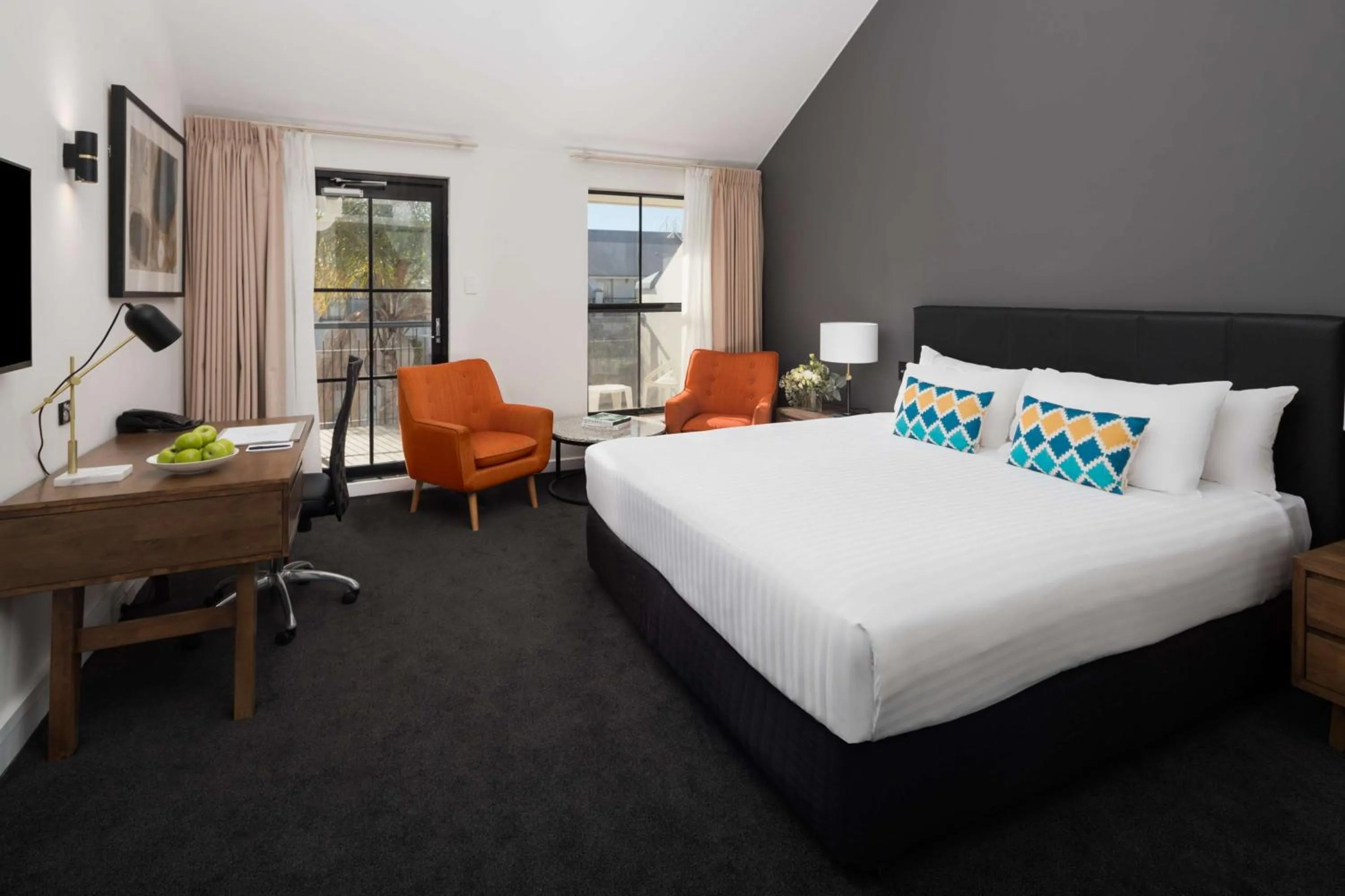 Bedroom, Bed in Esplanade Hotel Fremantle - by Rydges