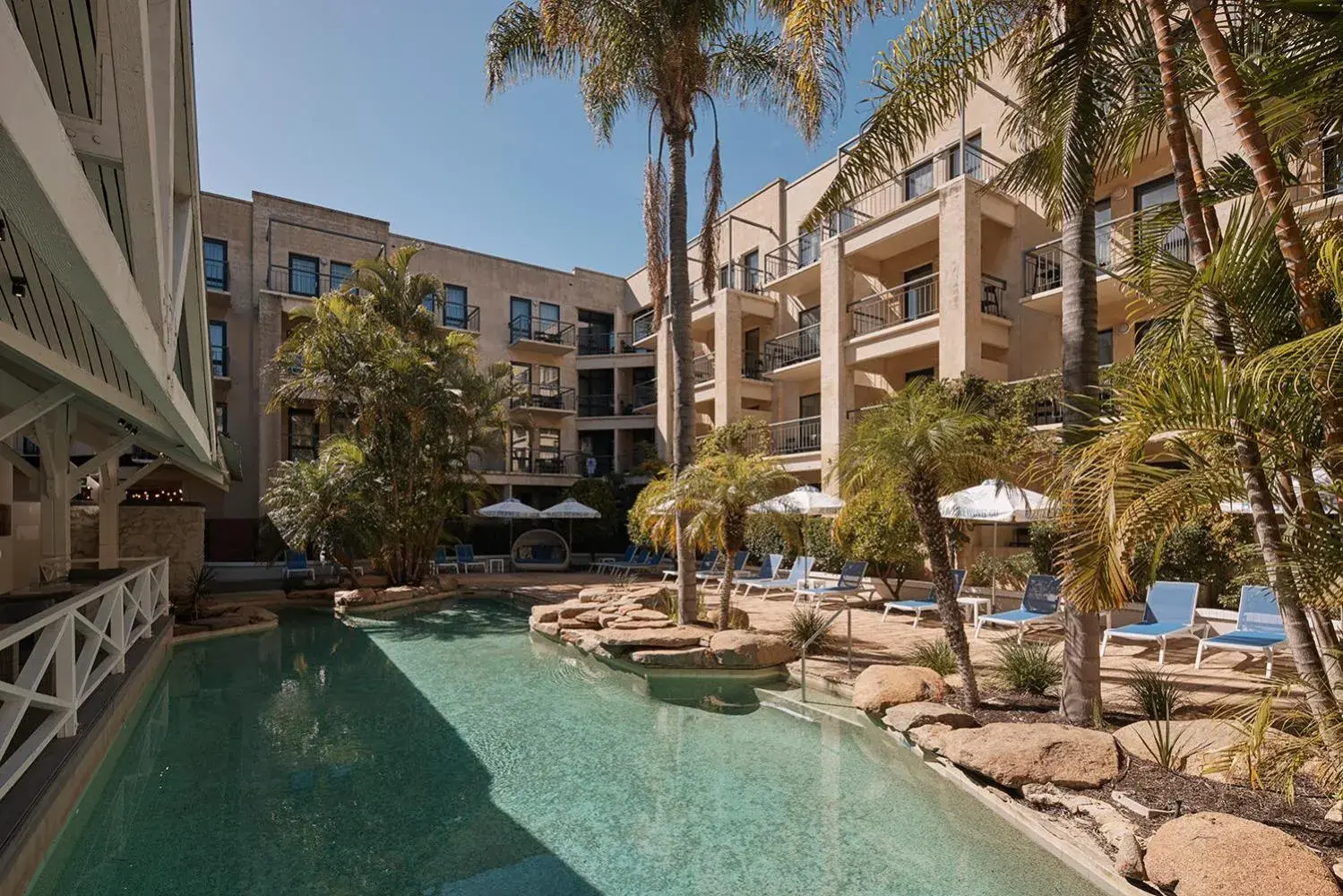 Swimming pool in Esplanade Hotel Fremantle - by Rydges Swimming pool in Esplanade Hotel Fremantle - by Rydges